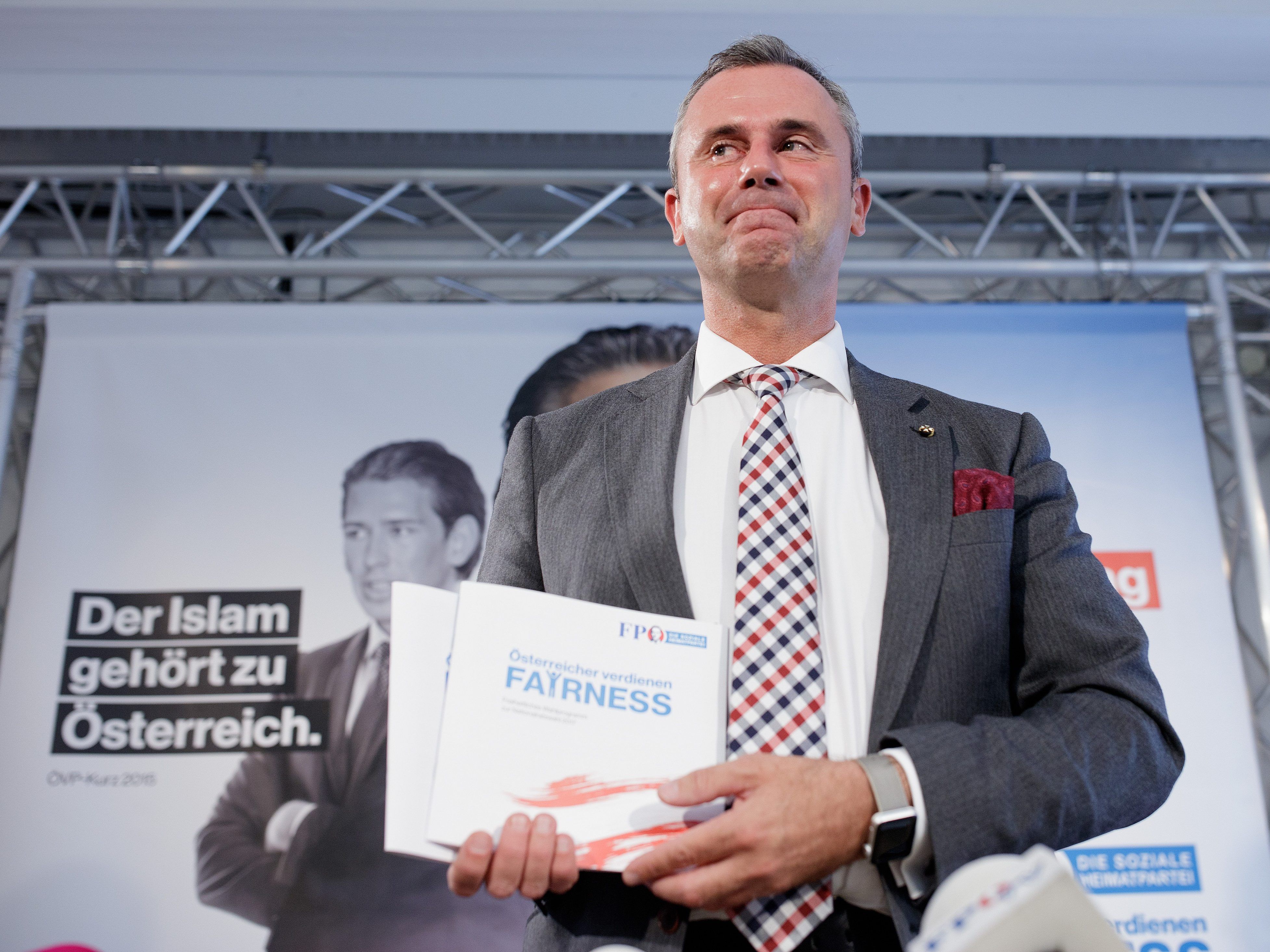 Norbert Hofer stellte das Wahlprogramm der FPÖ zur Nationalratswahl vor.
