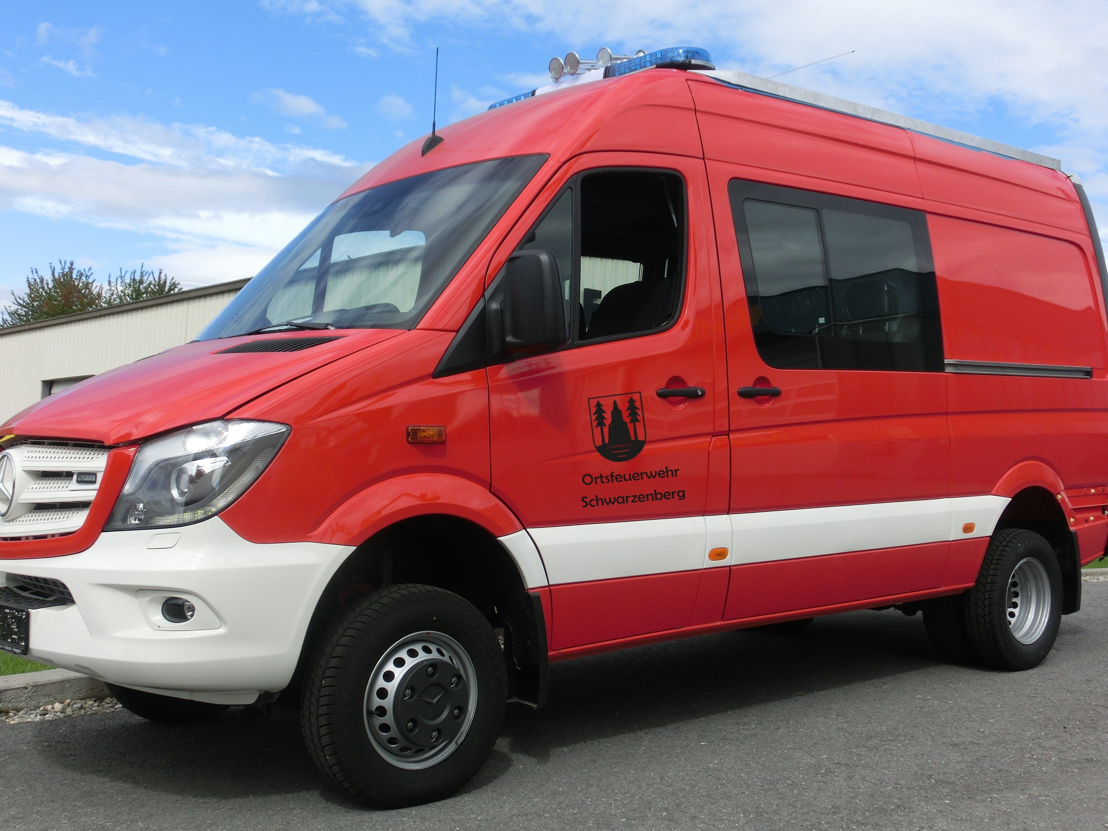 Neues Feuerwehrfahrzeug für Schwarzenberg