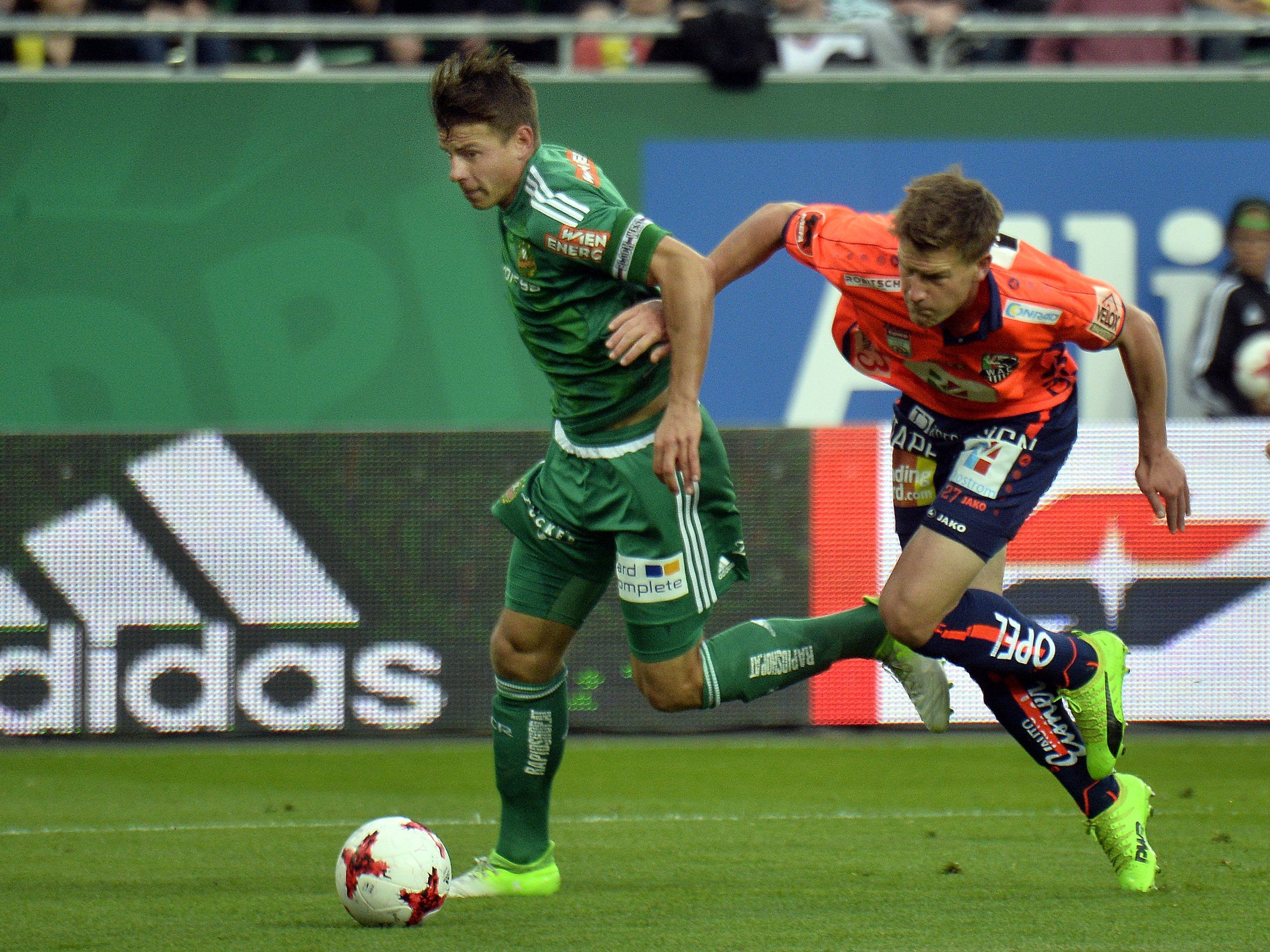Rapid und der WAC eröffnen die 9. Runde der tipico-Bundesliga.
