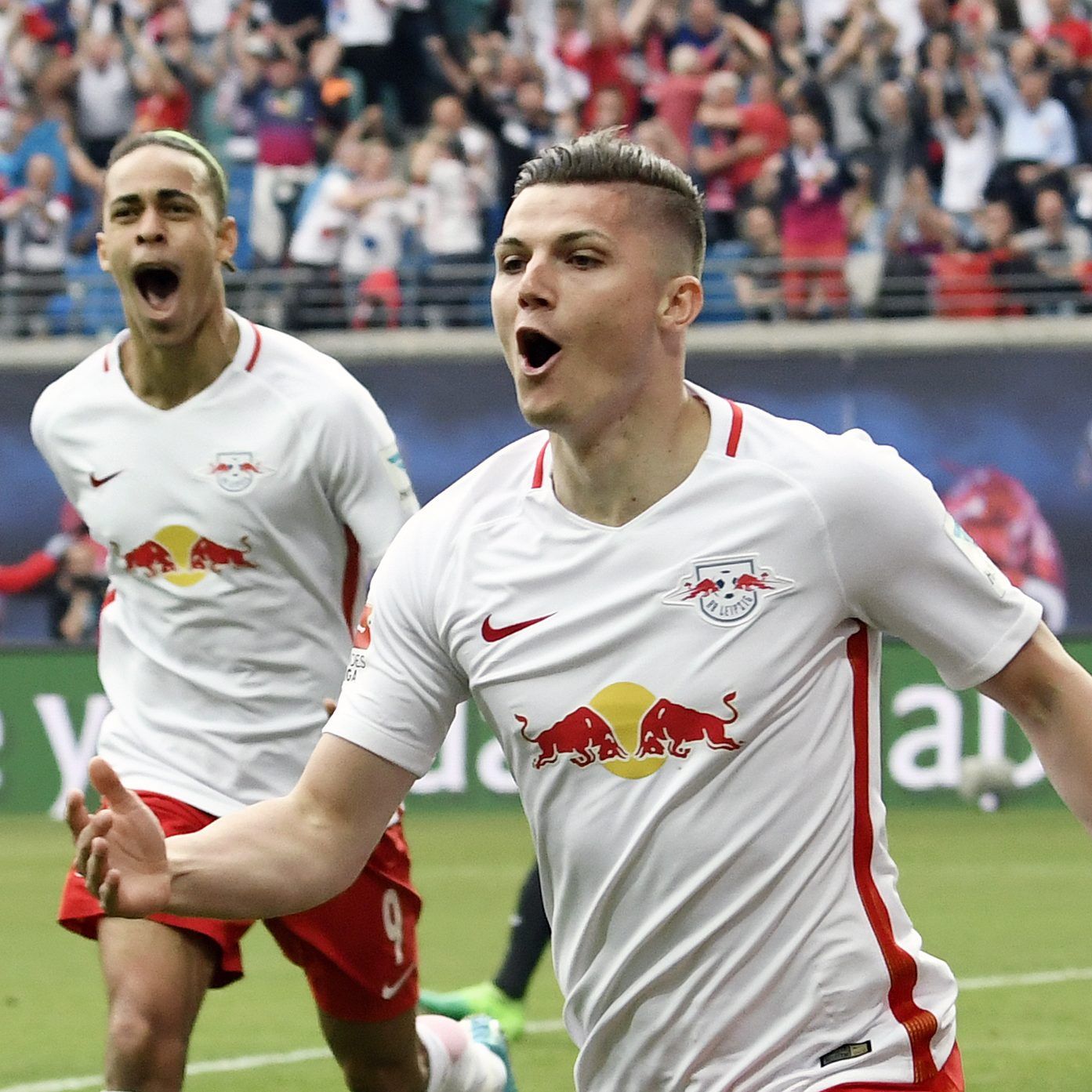 Marcel Sabitzer fordert mit RB Leipzig die AS Monaco in der Champions League.