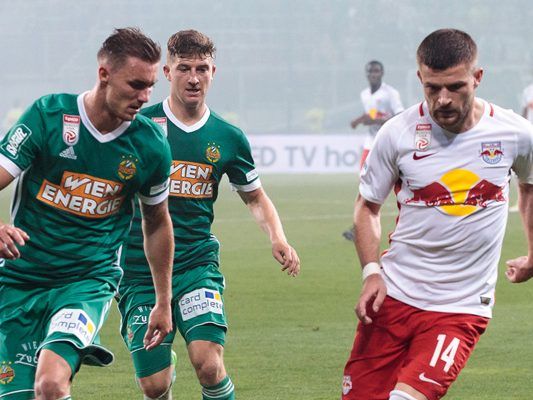Rapid muss Sonntagnachmittag auswärts bei Titelfavorit Salzburg ran.