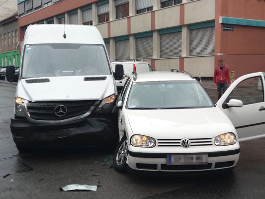 In Favoriten kam es zu einem Verkehrsunfall.