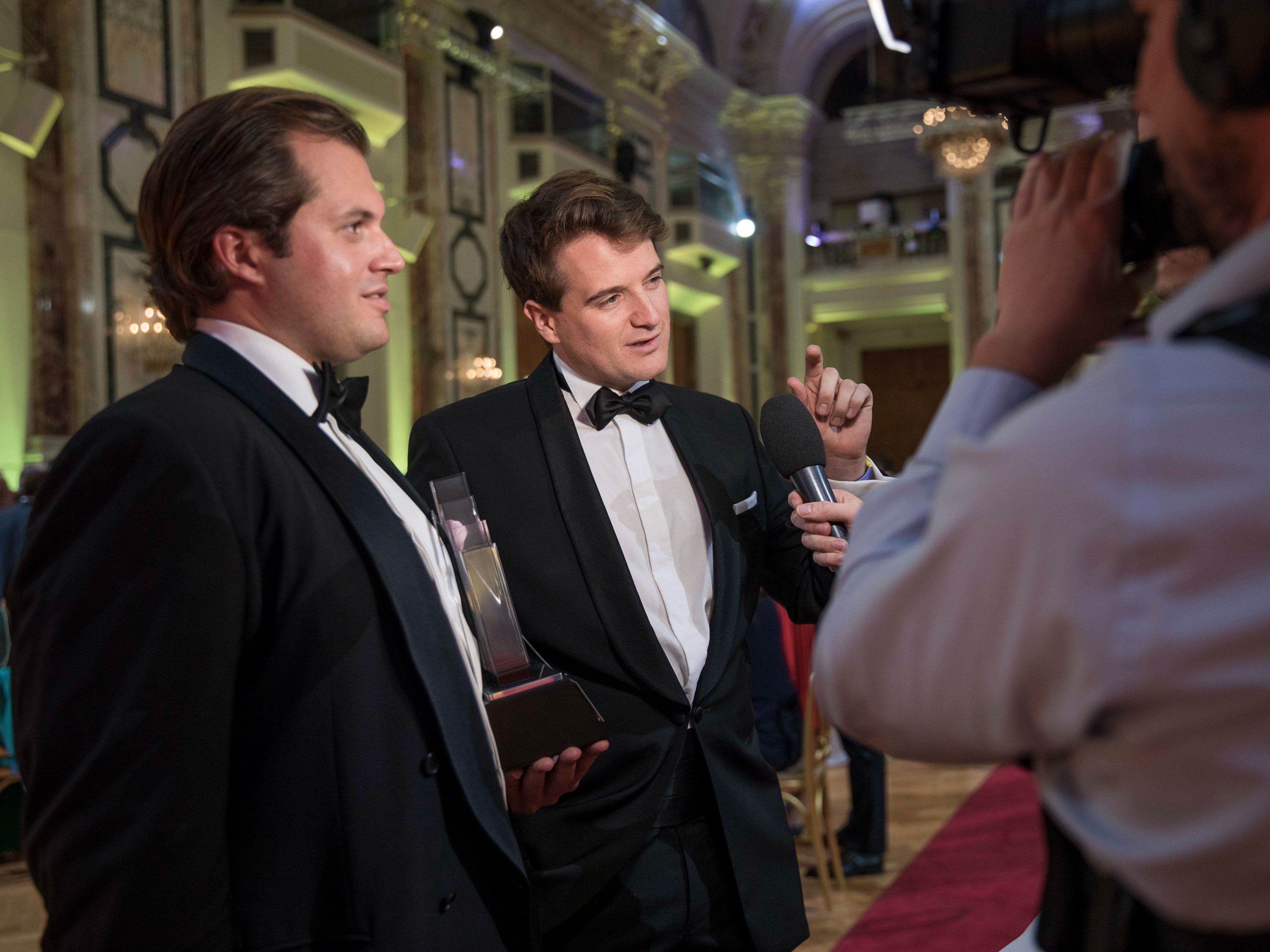 Das ausgezeichnete Duo Lorenz Edtmayer und Maximilian Nimmervoll.