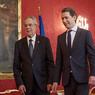 Der ÖVP-Chef beim Bundespräsidenten