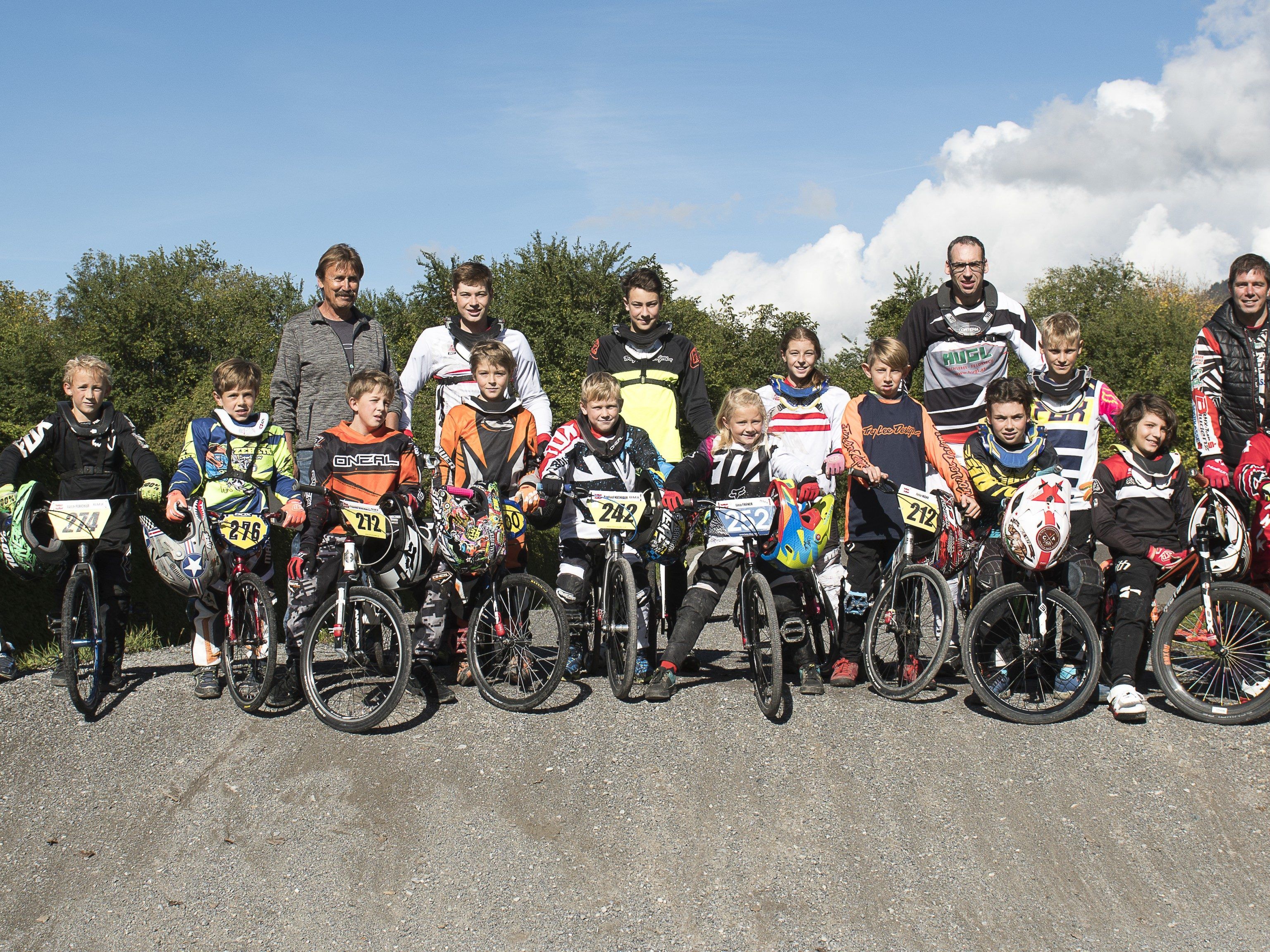 Die BMXler genossen das Fotoshooting sichtlich