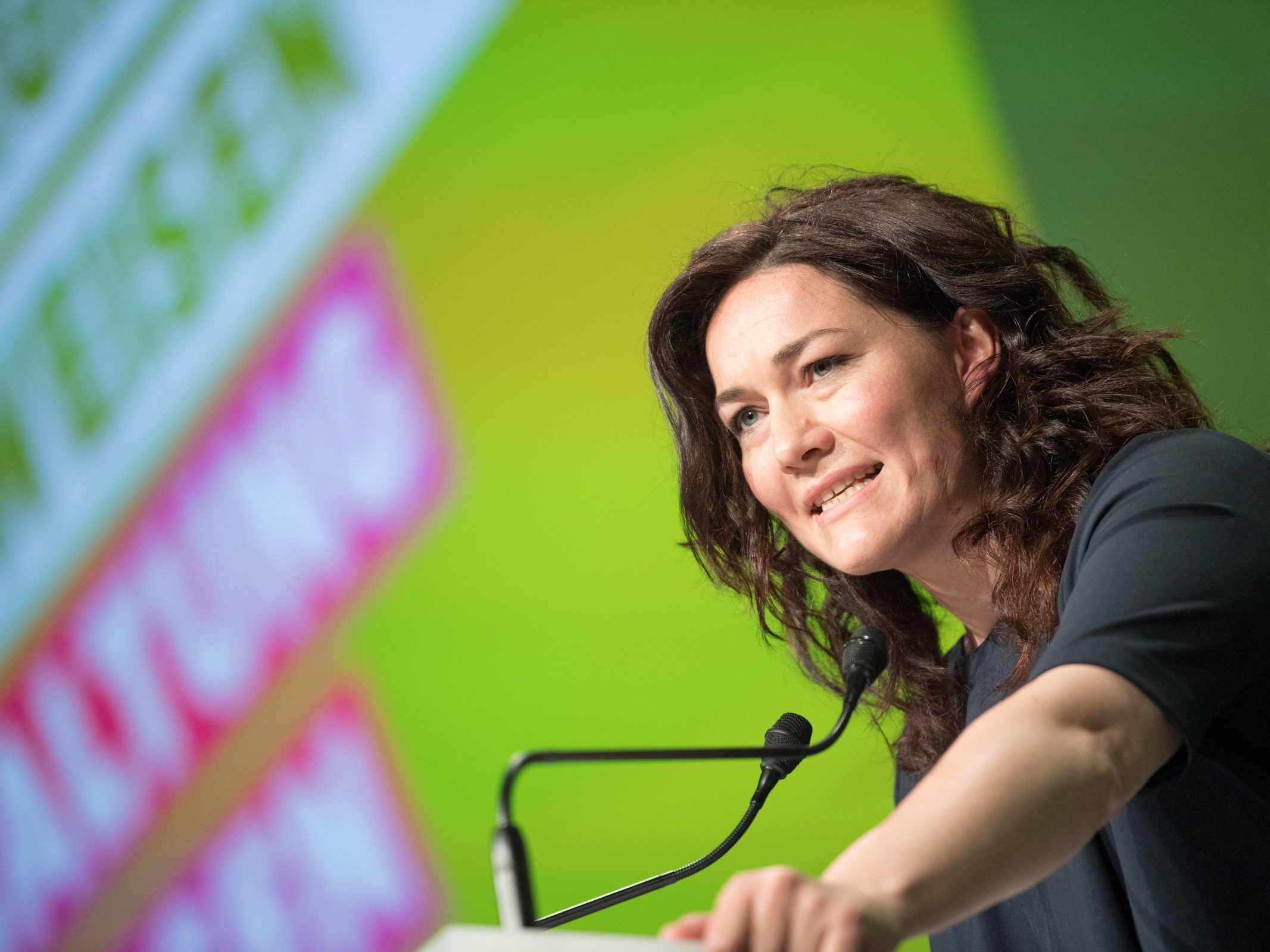 Die Bundessprecherin der Grünen Ingrid Felipe tritt zurück.