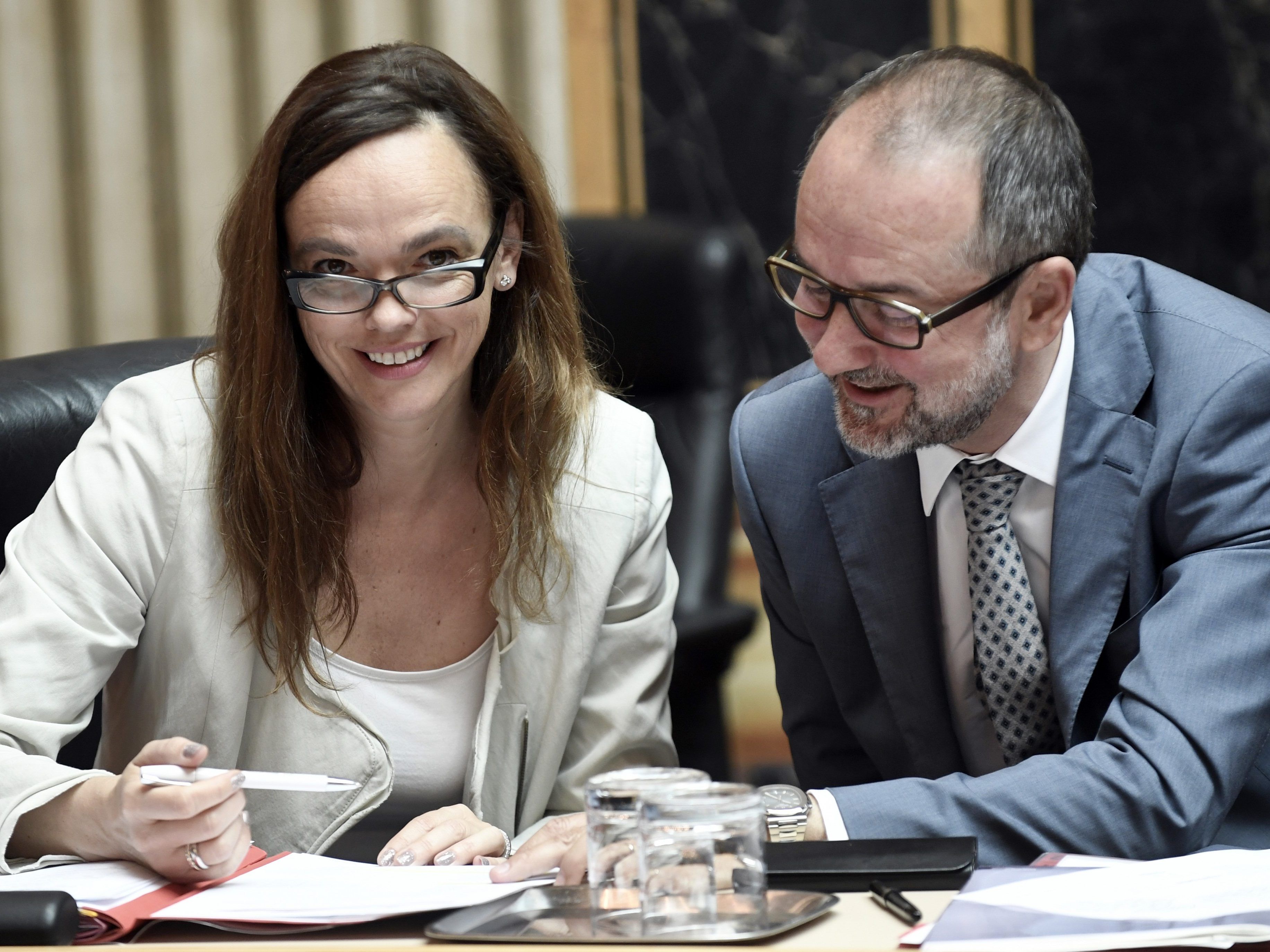 Bildungsministerin Sonja Hammerschmid (SPÖ) und Kanzleramtsminister Thomas Drozda (SPÖ) wollen Mandat annehmen