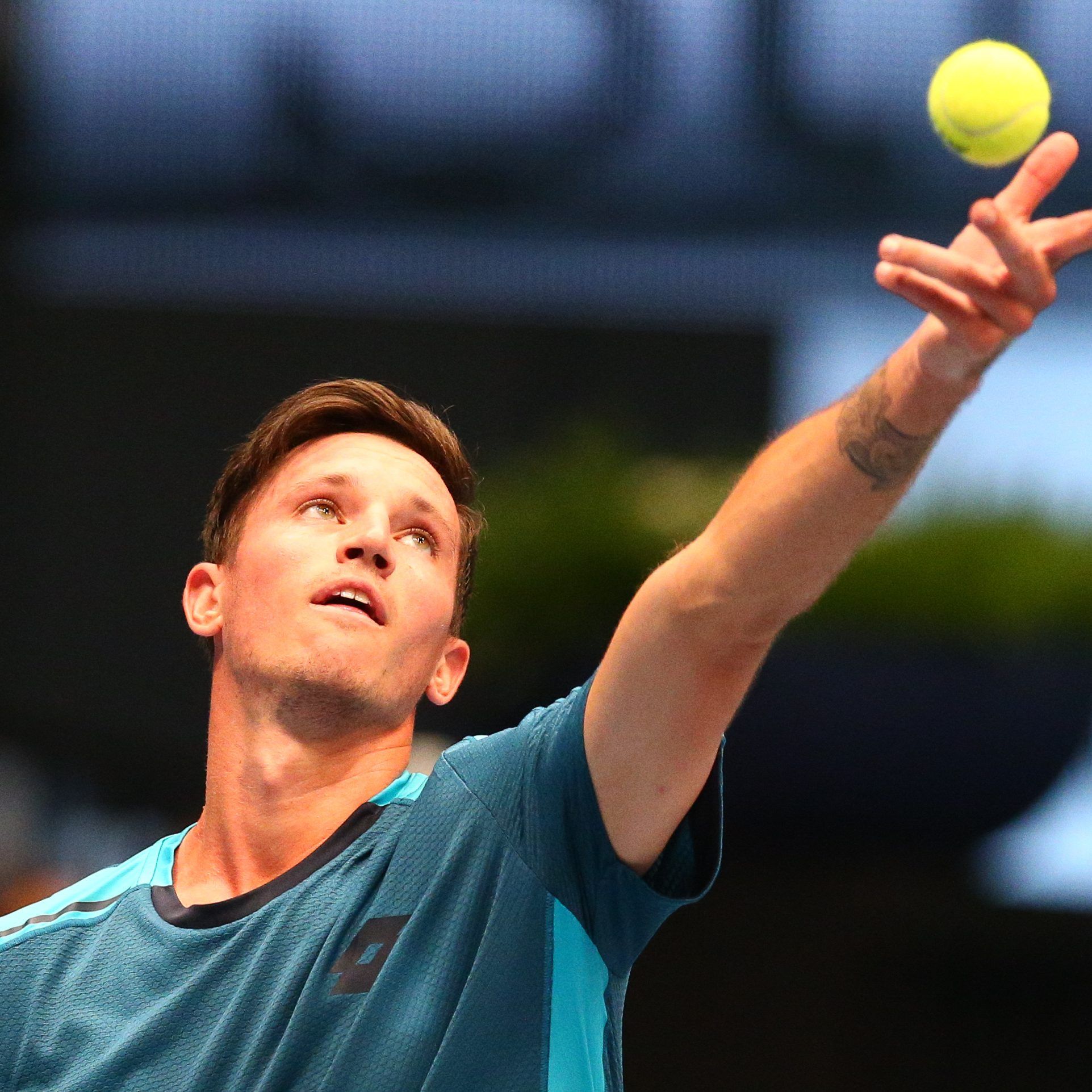 Der Niederösterreicher Dennis Novak musste sich in Wien gegen den Briten Edmund geschlagen geben.