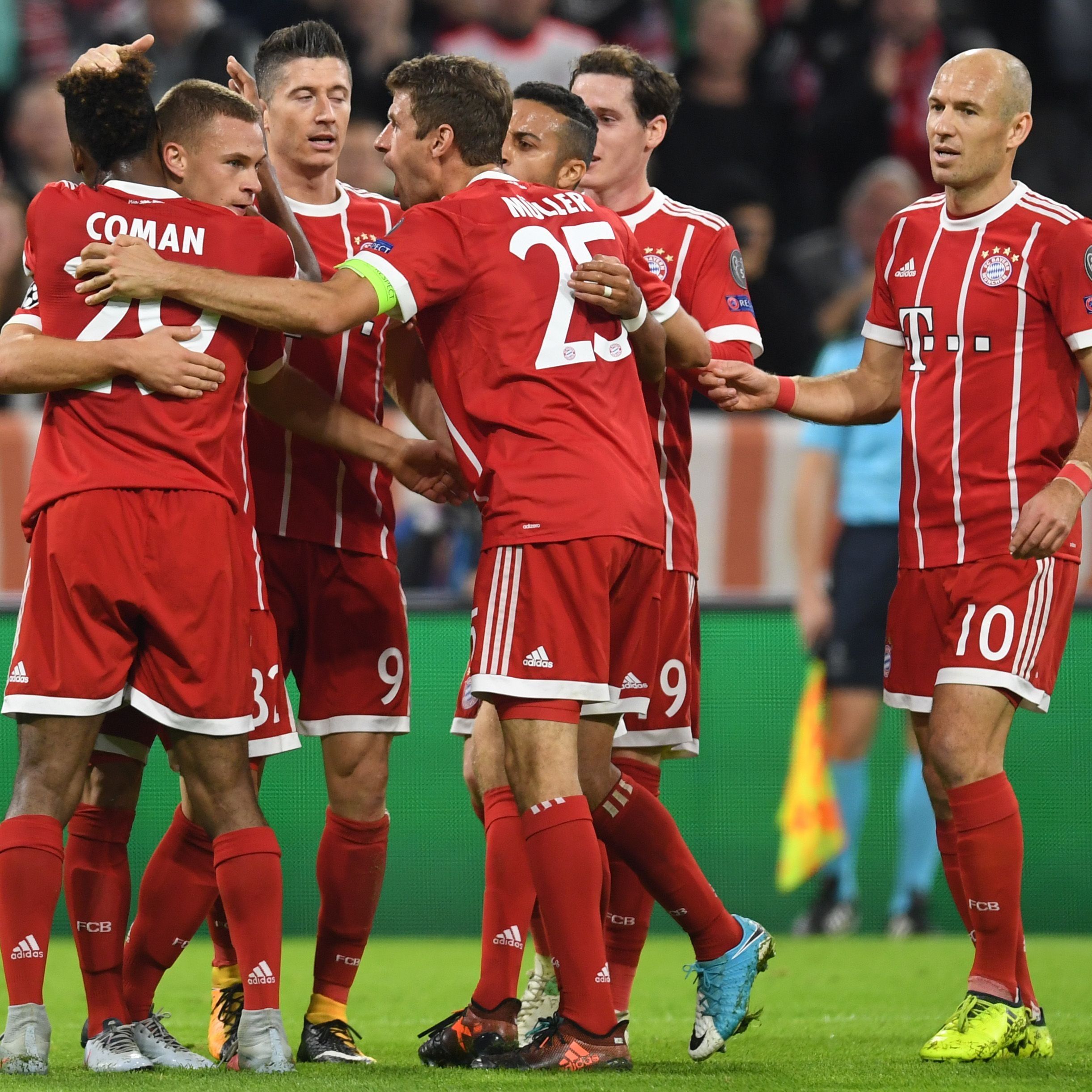 Die Bayern auch München hatten gegen Celtic Glasgow heute keine Probleme.