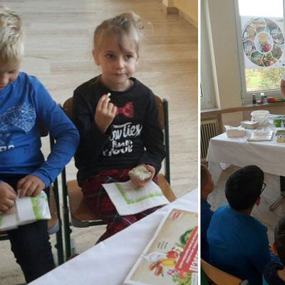 Den Kindern der VS Lochau wurde die landwirtschaftliche Arbeitsweise beim Aktionstag spielerisch nähergebracht.