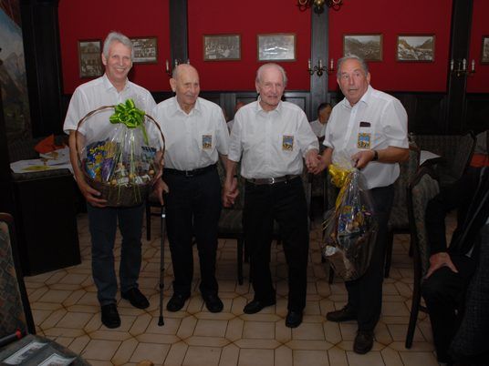 Die beiden Ehrenmitgliede Ewald Frei und Josef Berger.