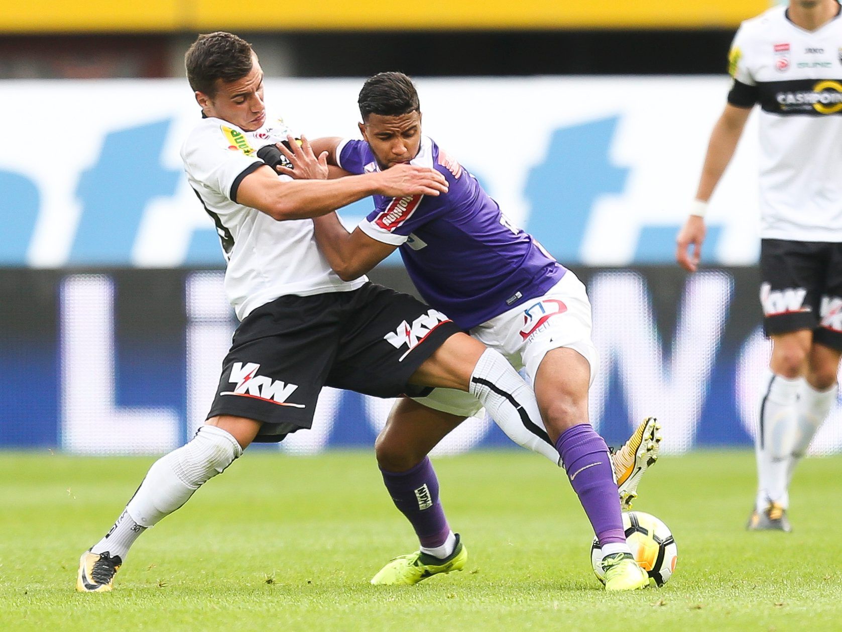 Die heutige Partie war großteils von vielen Zweikämpfen geprägt.