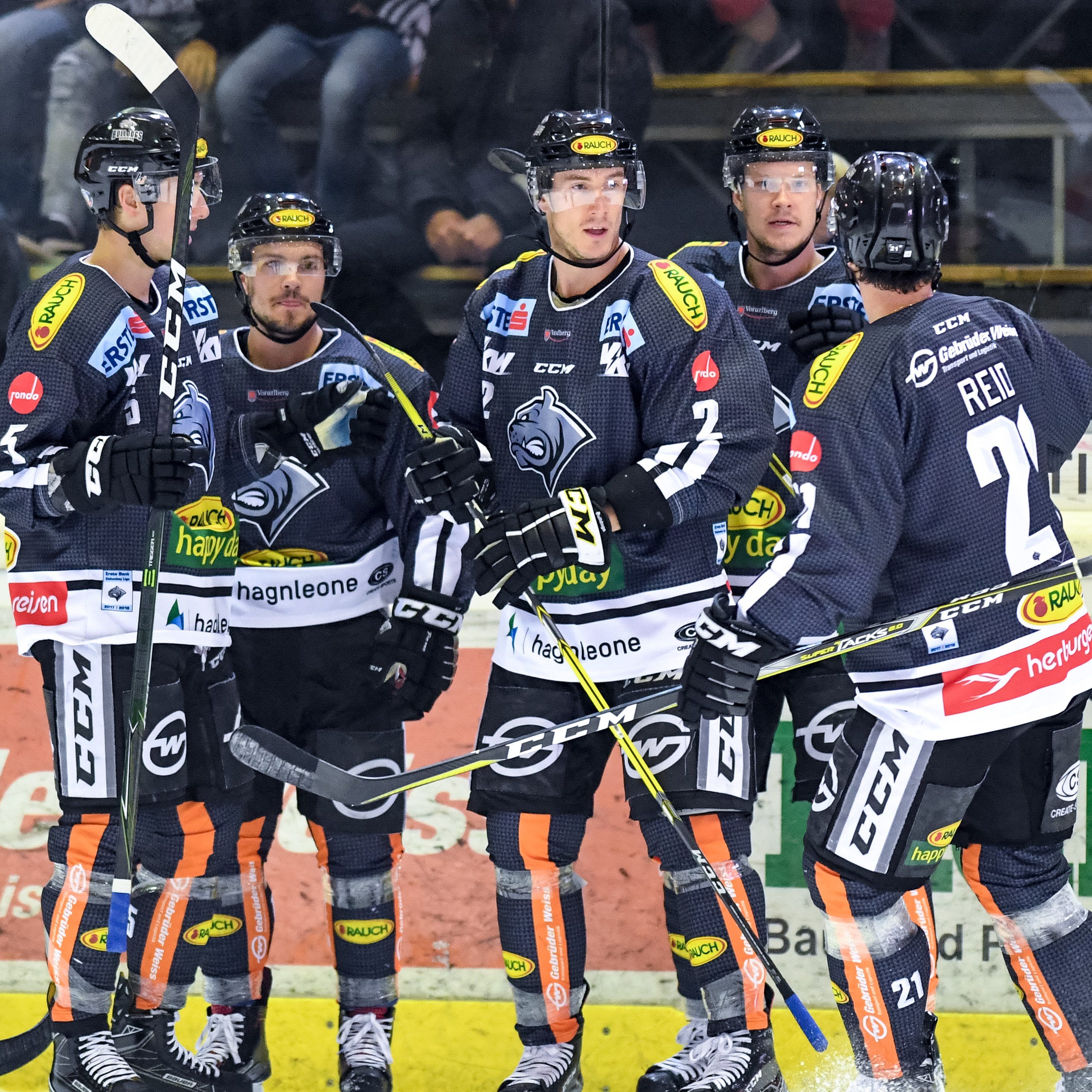 Die Bulldogs jubelten auch gegen Salzburg über einen vollen Erfolg.