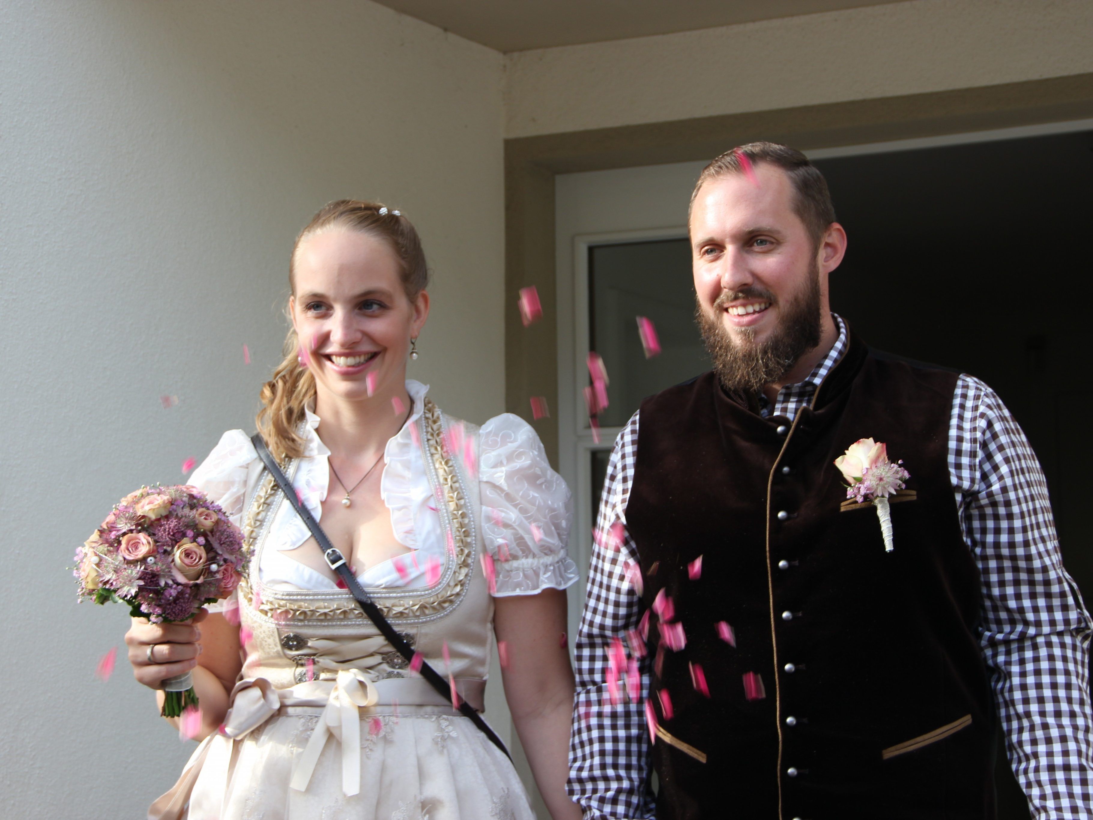 Caroline Bücheler und Andreas Galler feierten Hochzeit. Caroline Bücheler und Andreas Galler feierten Hochzeit.