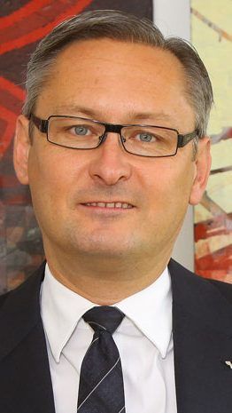 Gerhard Hamel ist Vorstandsvorsitzender der Volksbank Vorarlberg.