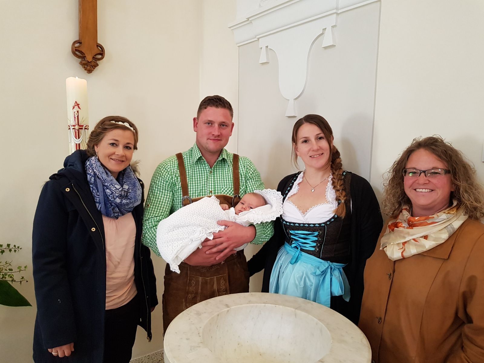 Taufe von Julian Florian Brunner.