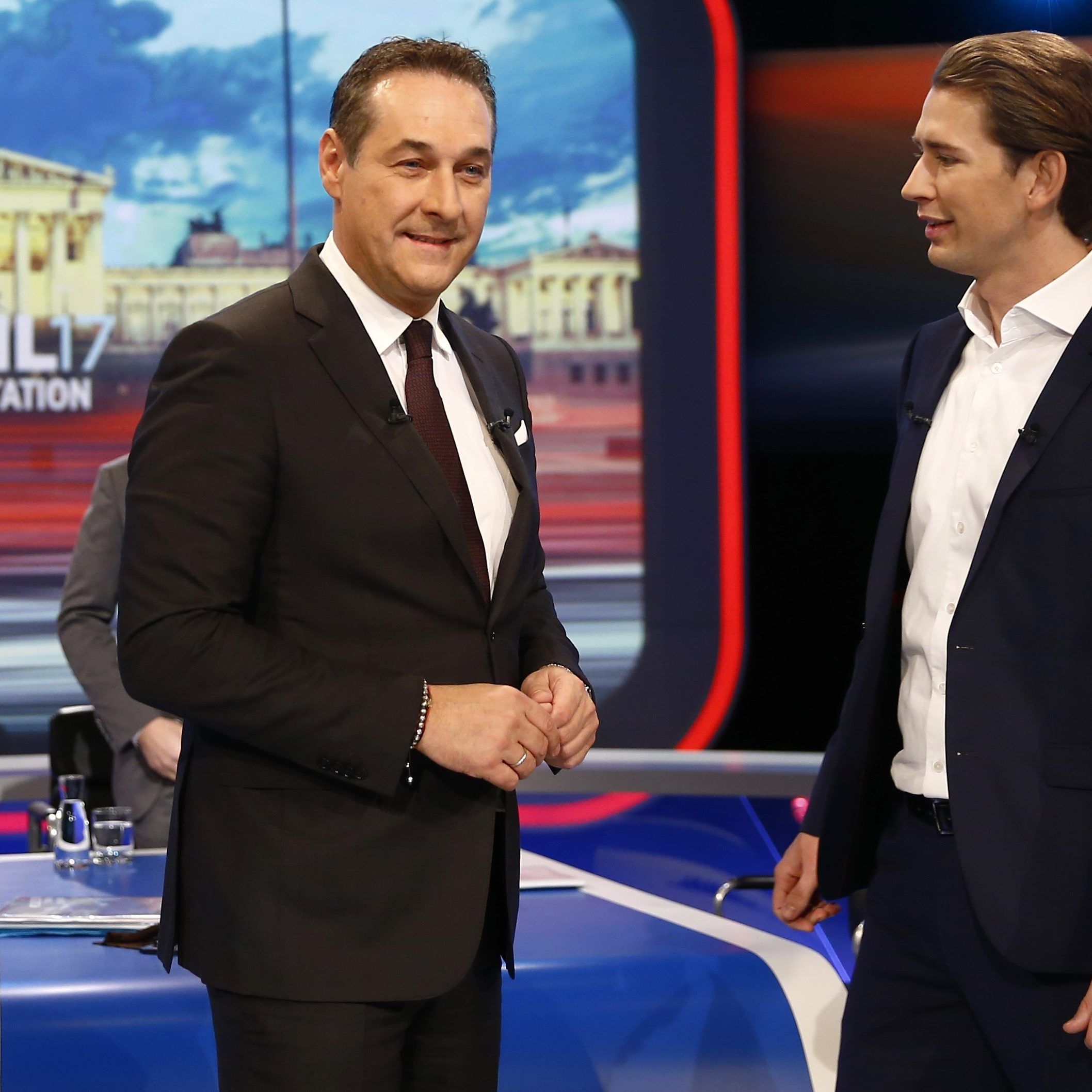 Kurz trifft sich heute zum Gespräch mit Strache.