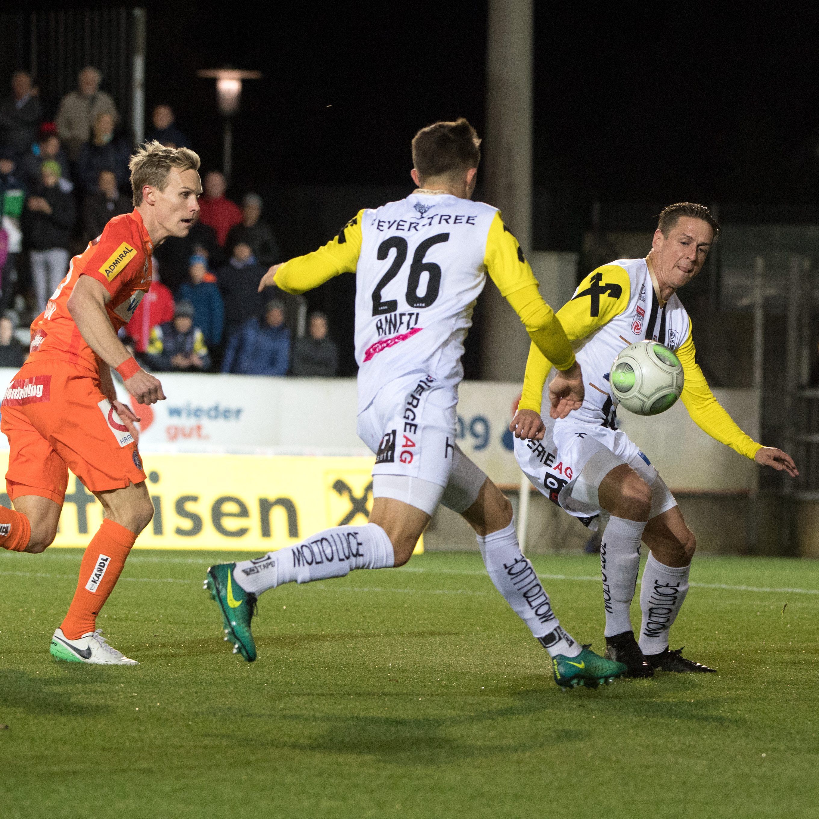 Der Lask und die Austria trennten sich unentschieden