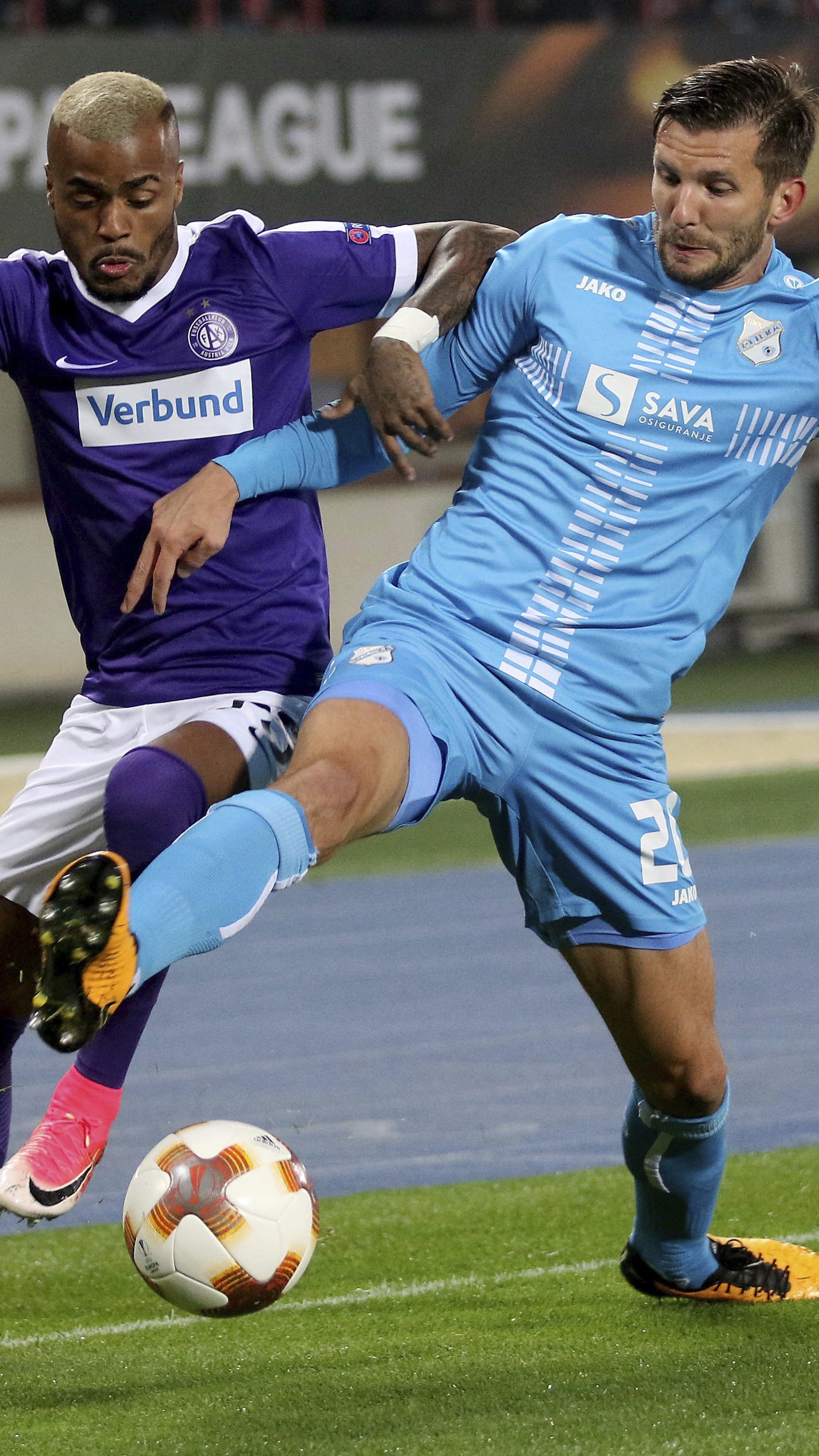 Alex Gorgon (r.) empfängt die Austria mit Rijeka am Donnerstag zum Rückspiel.