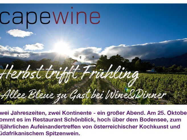Allée Bleue zu Gast bei Wine & Dinner Allée Bleue zu Gast bei Wine & Dinner
