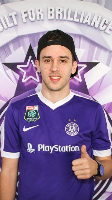 David Klapil spielt für die Wiener Austria professionell FIFA 18.