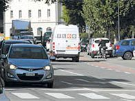 Verkehrsaufnahme hier in Höchst