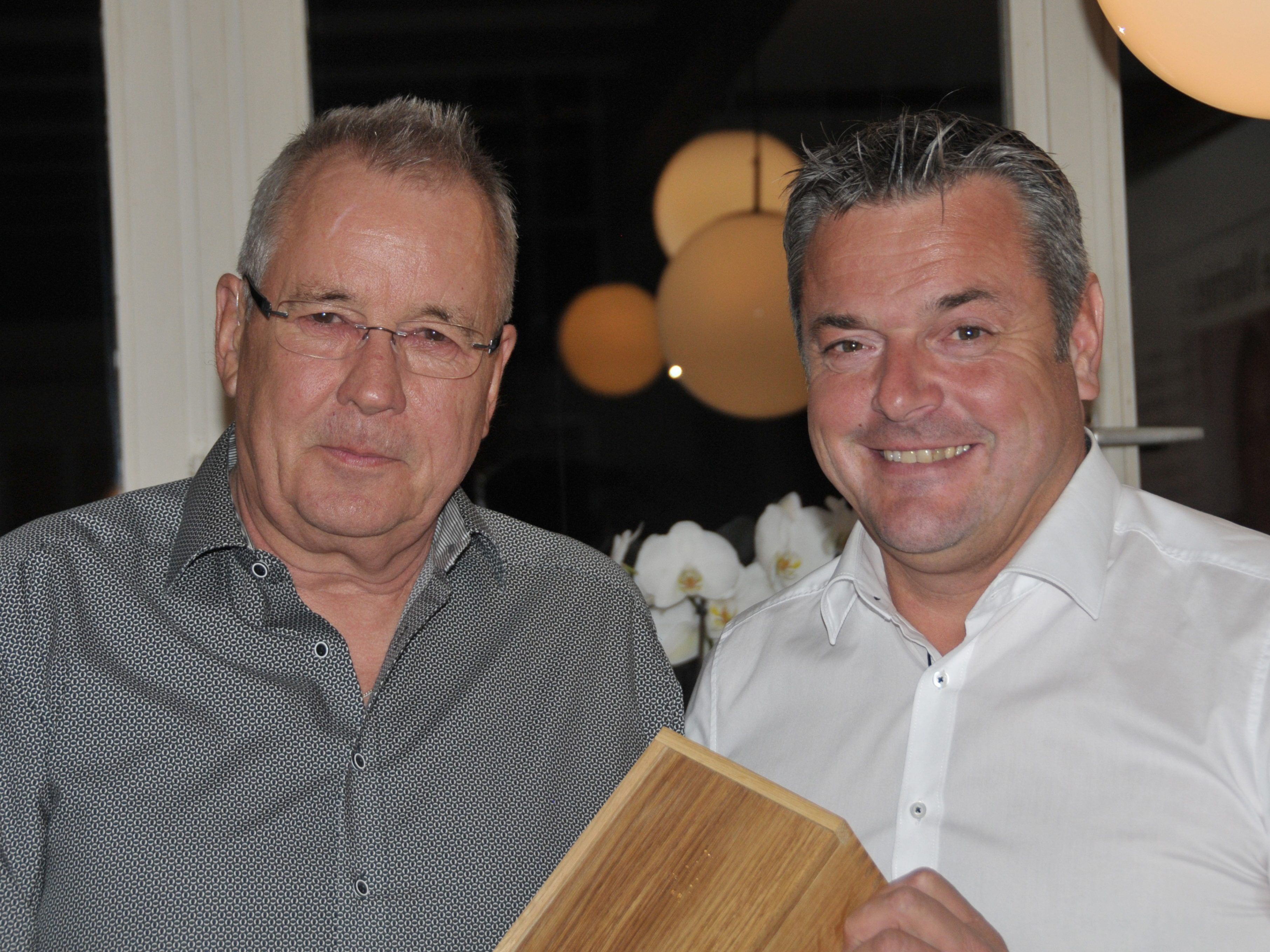 Kassier Manfred Schobel und Obmann Bernhard Kiener