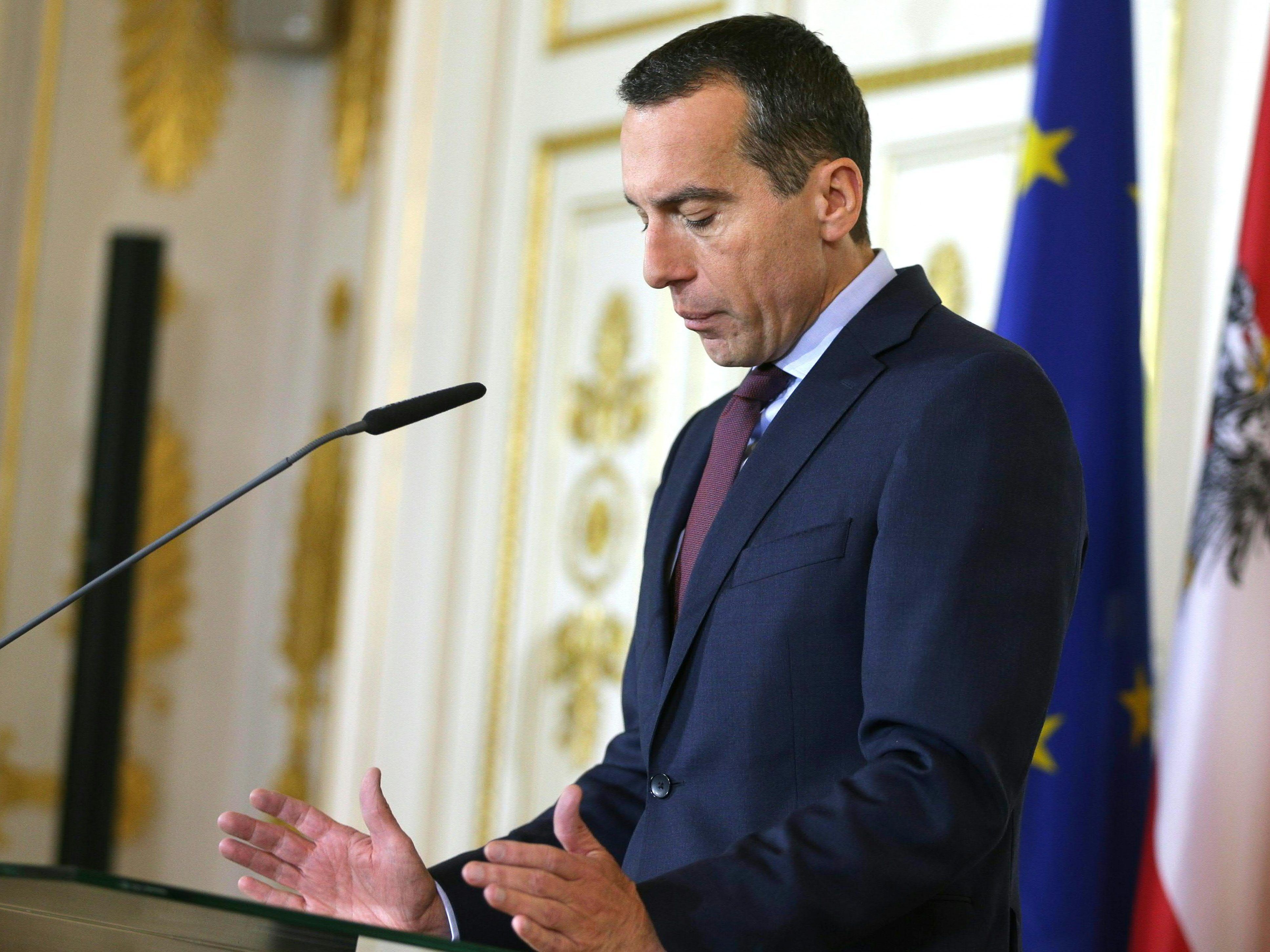 SPÖ-Chef Christian Kern meldete sich zur Causa Silberstein zu Wort.