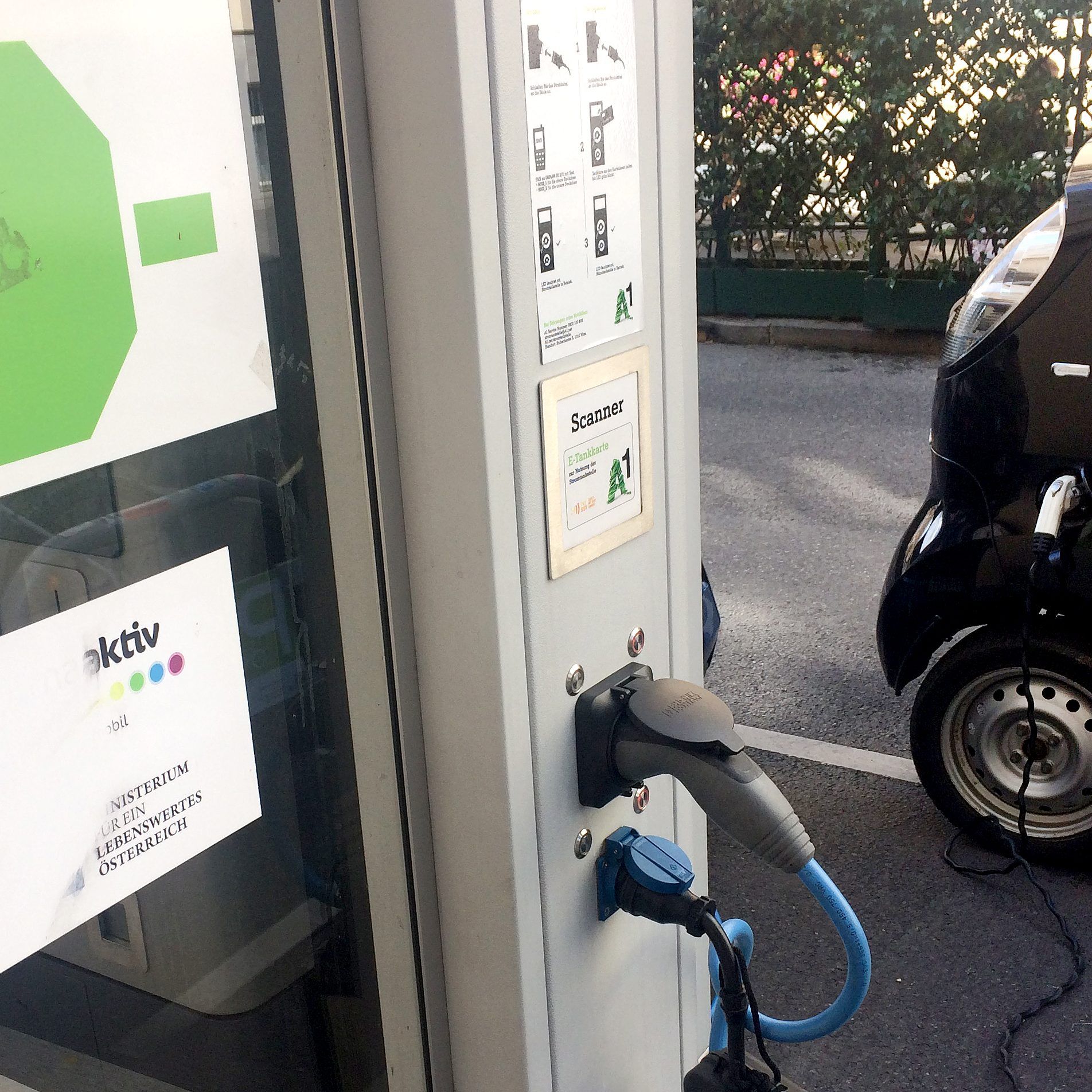 Bis 2020 soll es in Wien 1000 Ladestationen für Elektroautos geben.