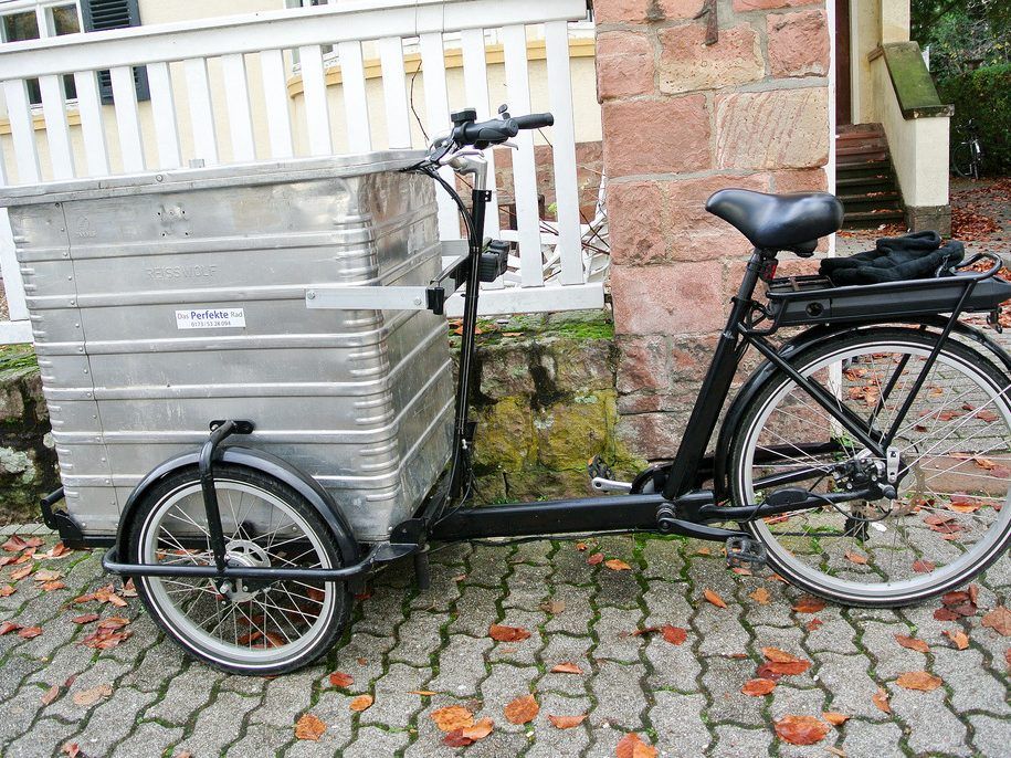 In Lauterach werden nun verstärkt Lastenräder benutzt.