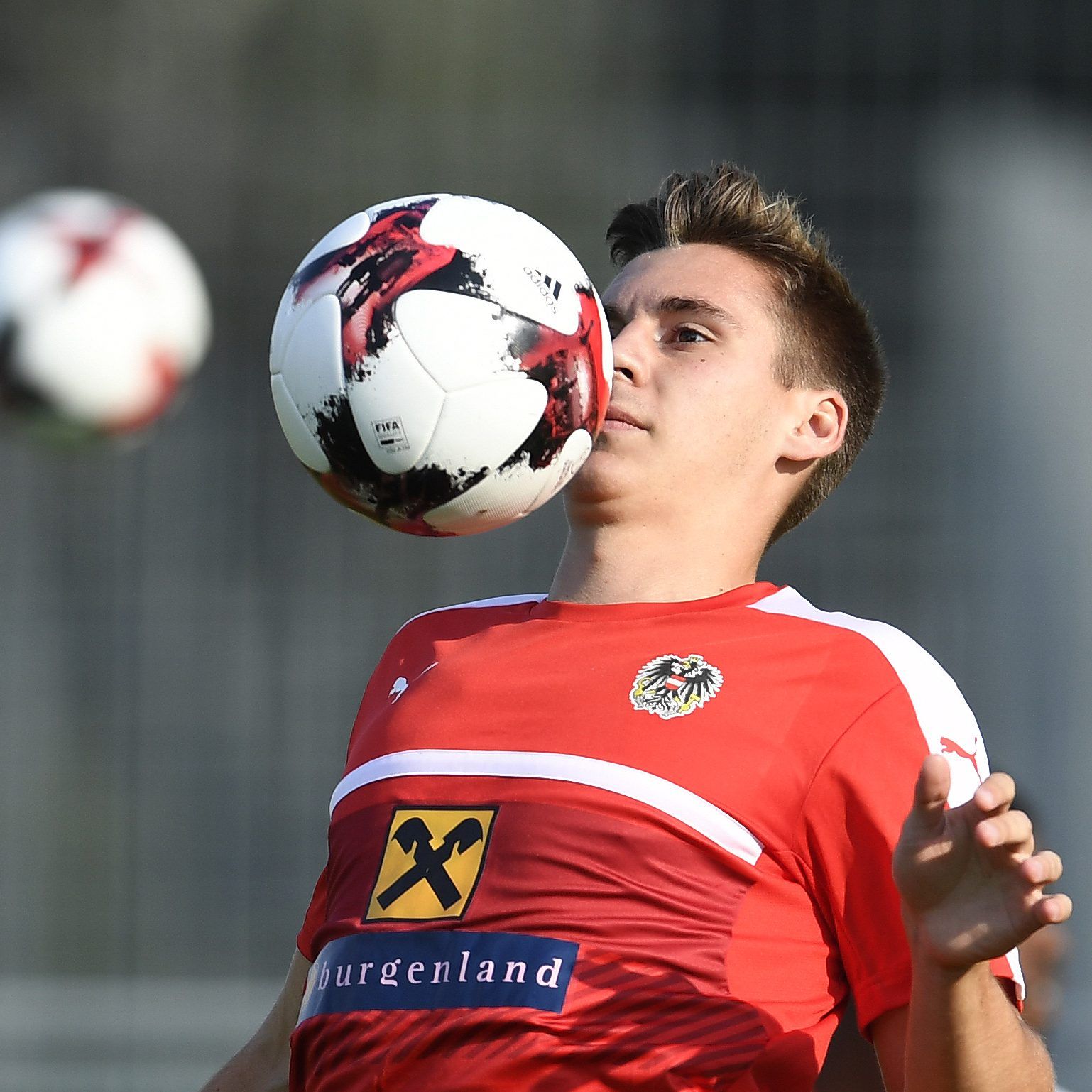 Ex-Rapidler Maximilan Wöber, hier im Training mit der österreichischen Nationalmannschaft.