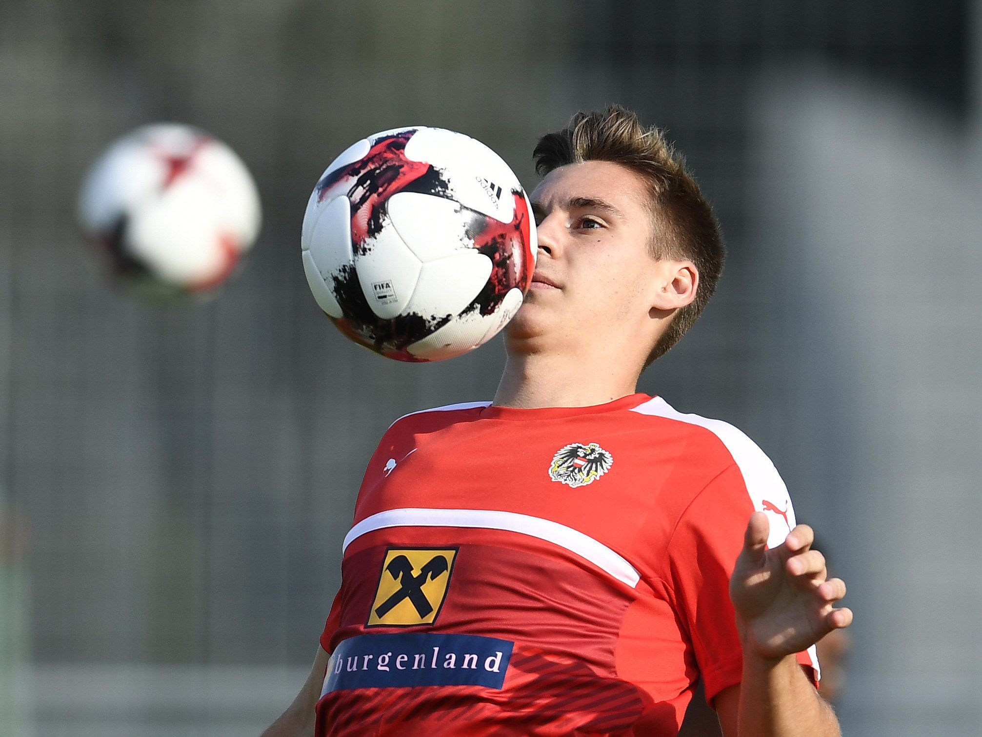 Ex-Rapidler Maximilan Wöber, hier im Training mit der österreichischen Nationalmannschaft. Ex-Rapidler Maximilan Wöber, hier im Training mit der österreichischen Nationalmannschaft.