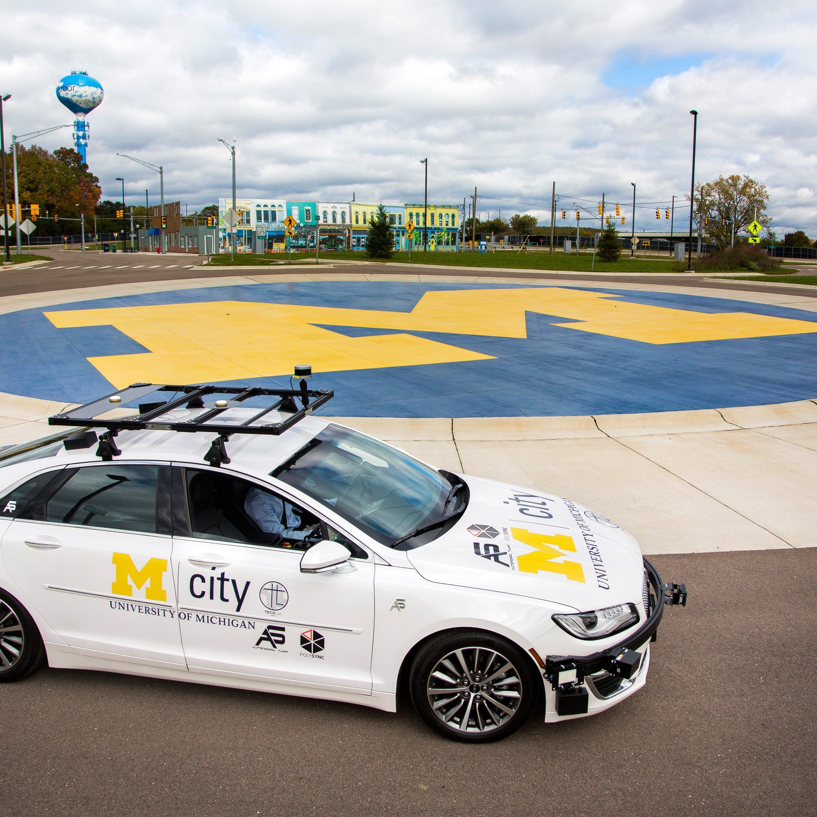 "M City" ist ein einzigartiges Testgelände für selbstfahrende Autos.