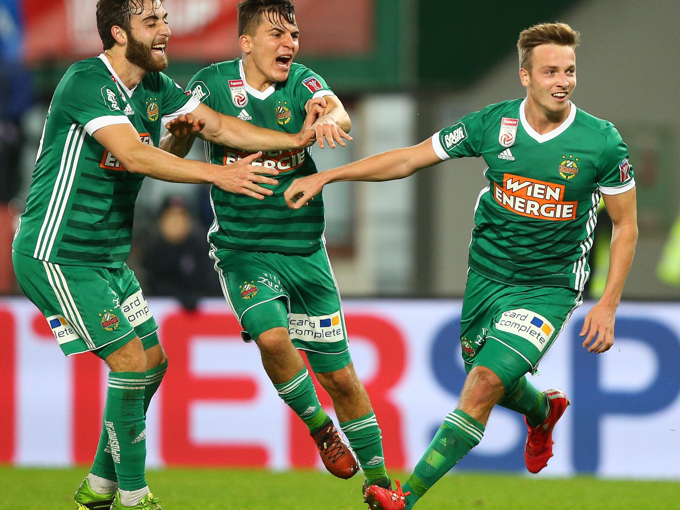 Rapid siegte über Austria Wien.