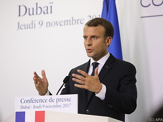 Macron besuchte Saudi Arabien