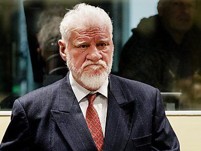 Praljak bei der Verhandlung am Mittwoch Praljak bei der Verhandlung am Mittwoch