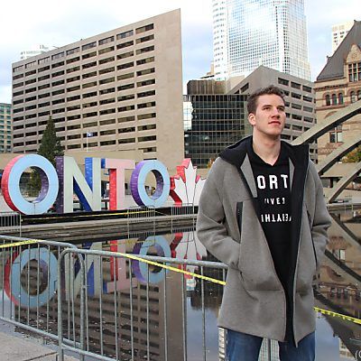 Der Wiener fühlt sich in Toronto sichtlich wohl