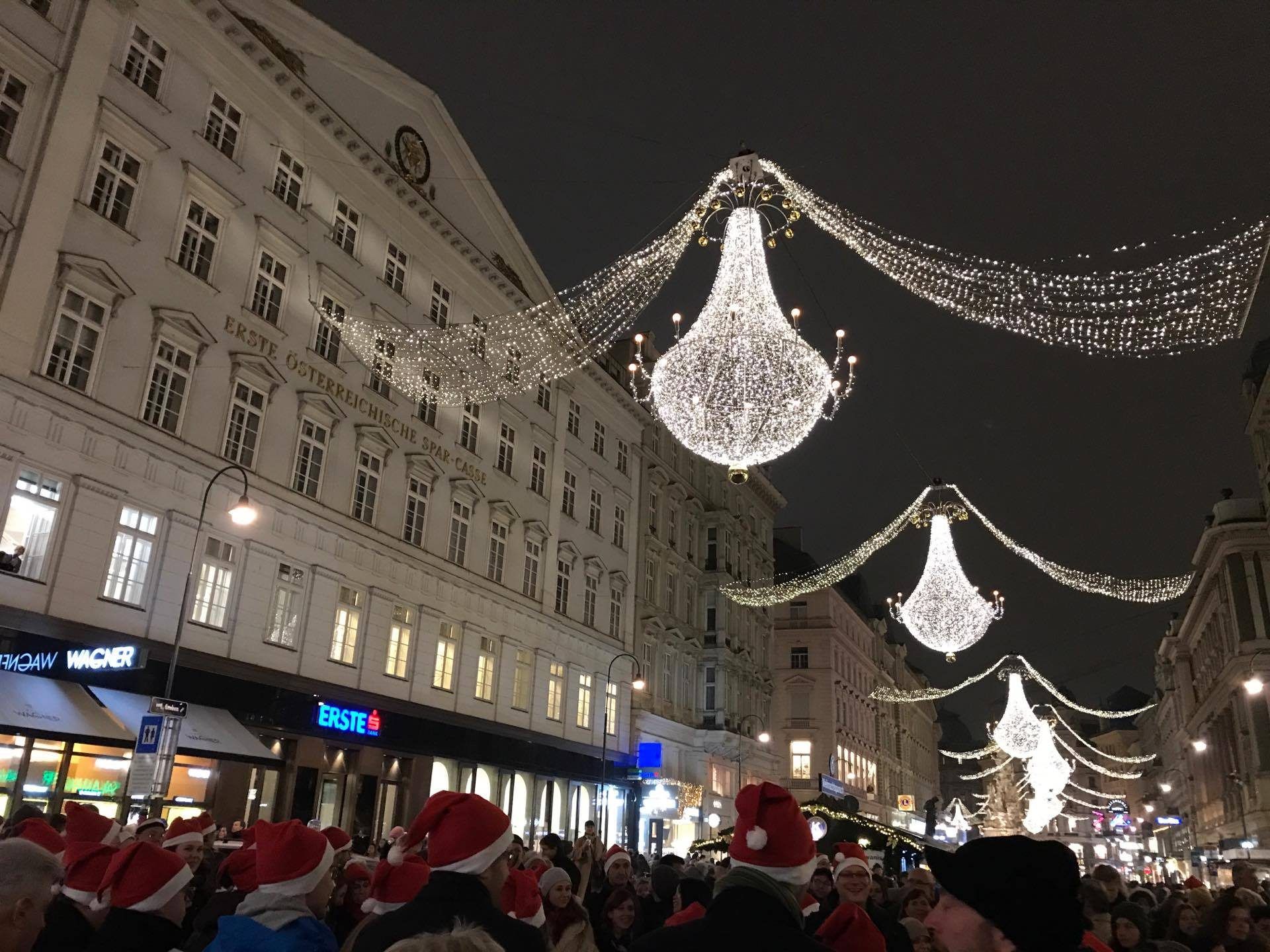 Am Freitag war es soweit: Die Wiener Weihnachtsbeleuchtung wurde feierlich illuminiert