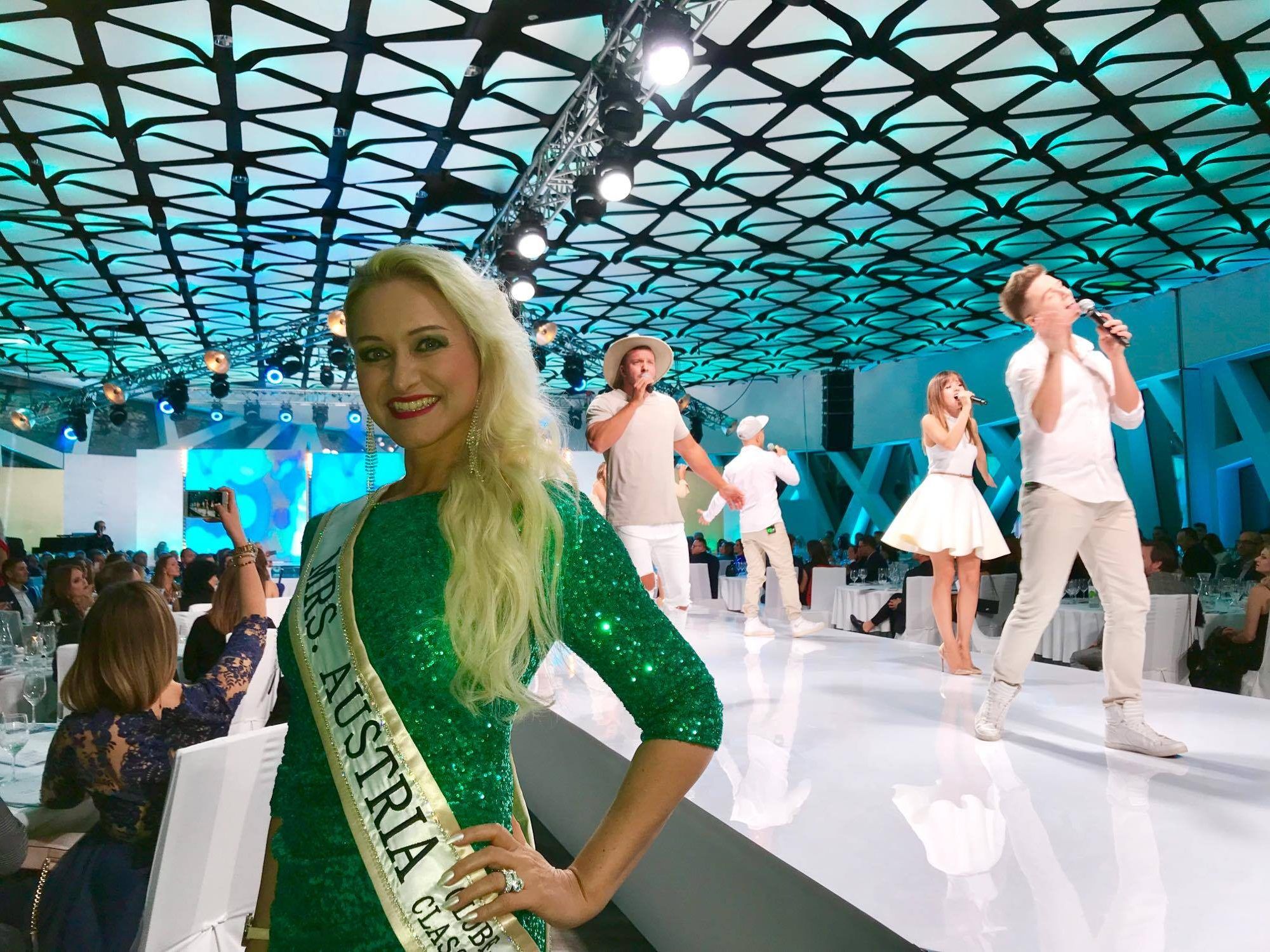 Model Eva Zellhofer zu Gast bei der Misswahl in Polen