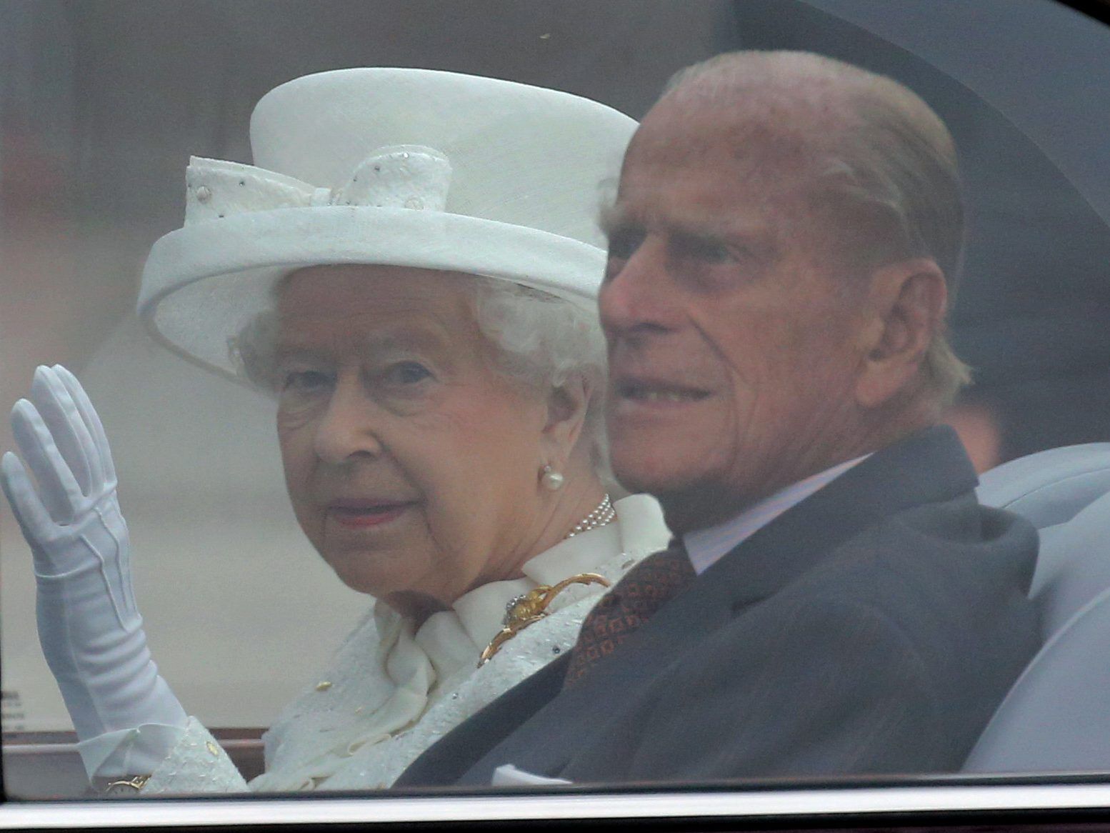 Queen Elizabeth II und ihr Ehemann Prinz Philip.