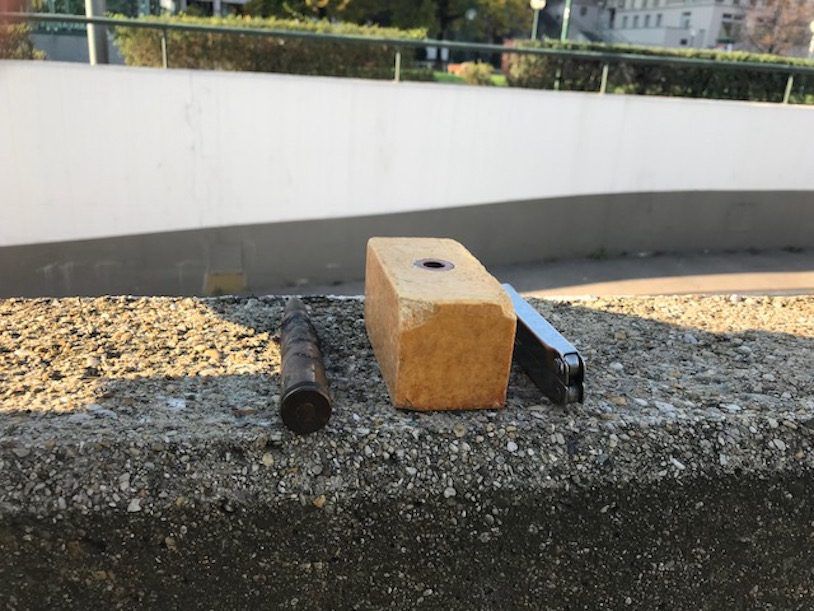 400 Gramm TNT-Sprengstoff wurden bei dem Obdachlosen in der Wiener Innenstadt gefunden. 400 Gramm TNT-Sprengstoff wurden bei dem Obdachlosen in der Wiener Innenstadt gefunden.