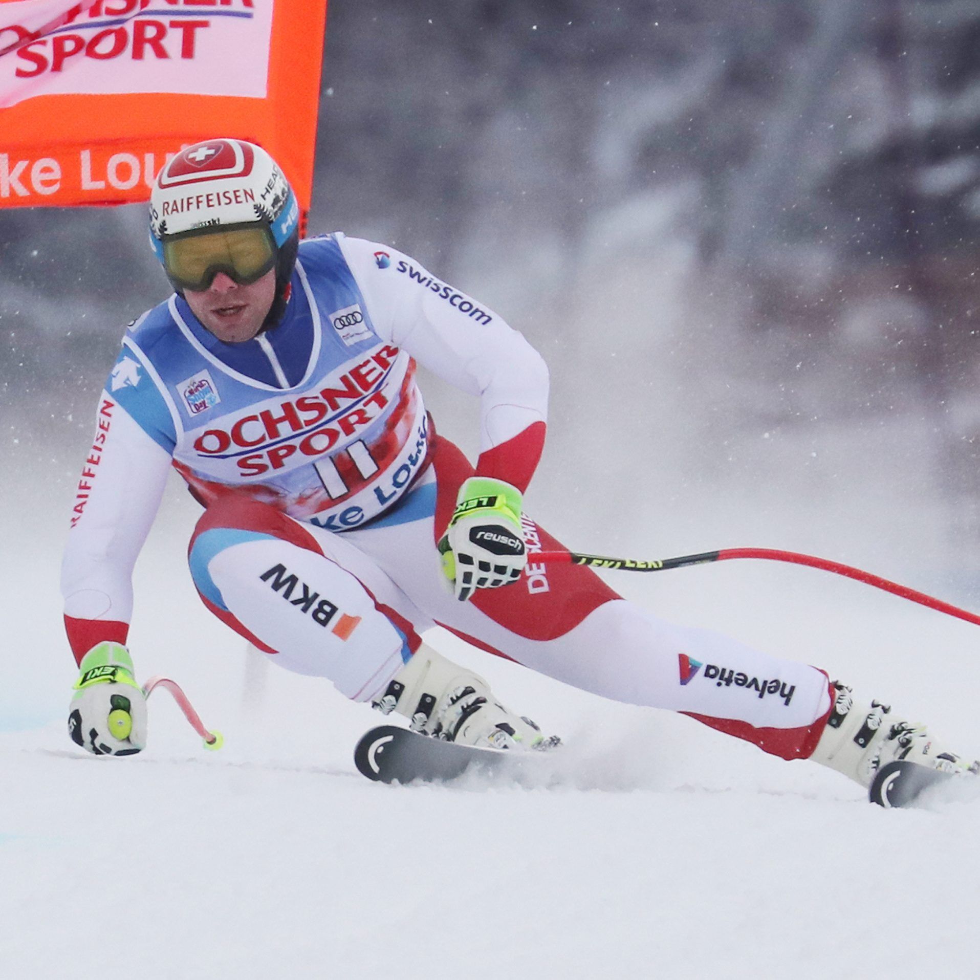 Beat Feuz holte sich den Sieg in Lake Louise.