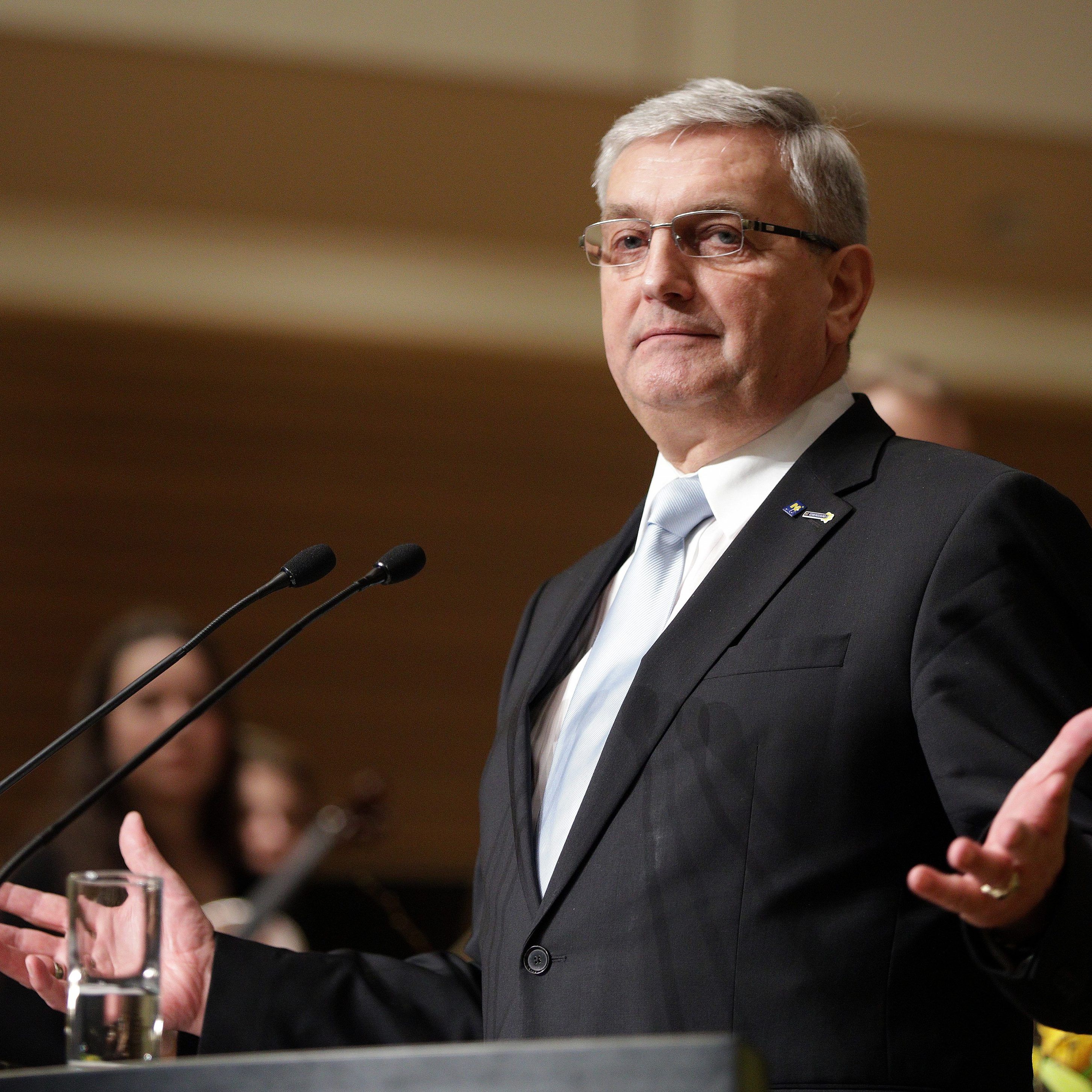 Gemeindebundpräsident Alfred Riedl stellte am Freitag einige Forderungen an die Regierung.