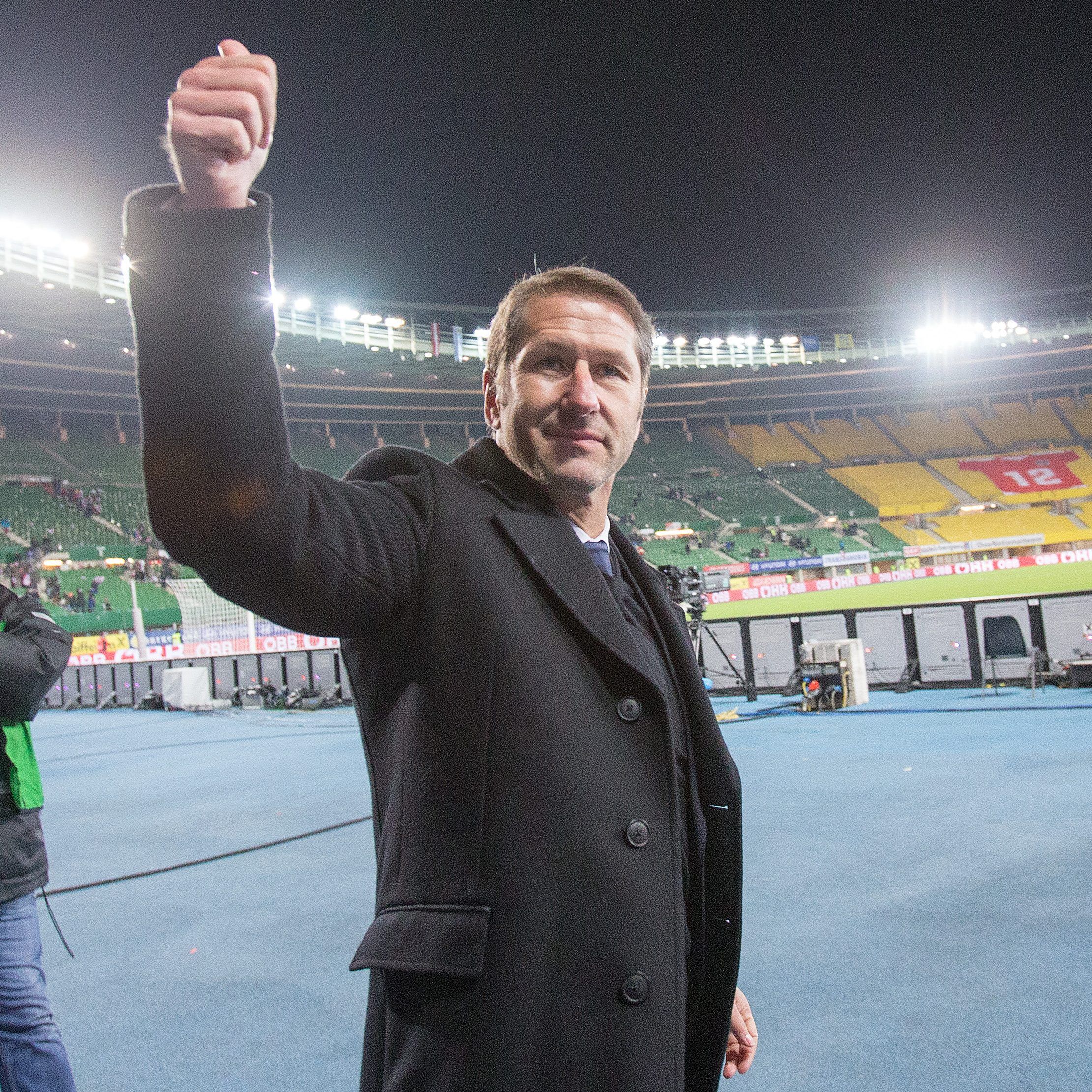 Österreich-Trainer Franco Foda beim Spiel gegen Uruguay im Ernst Happel-Stadion in Wien