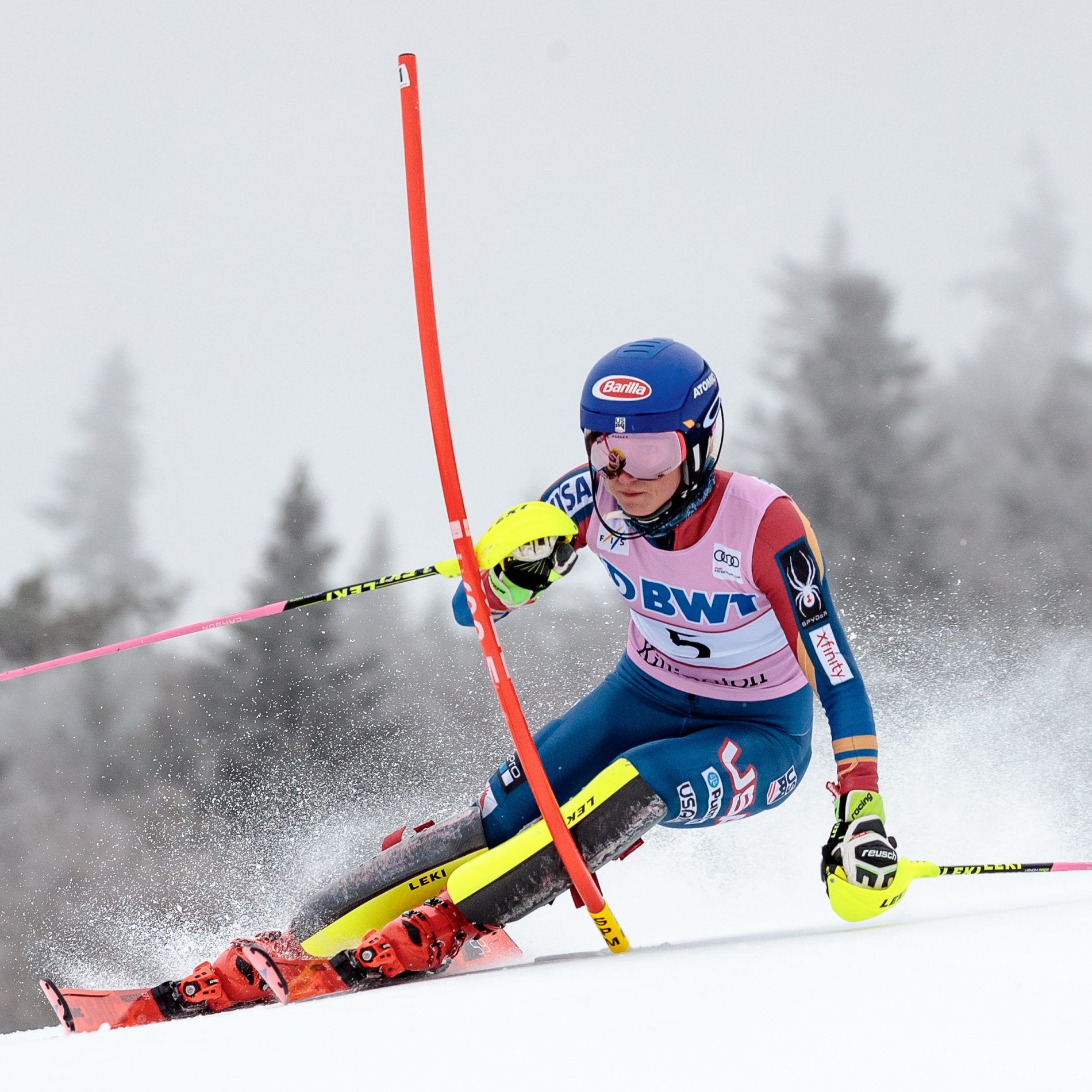 Shiffrin deklassierte im heutigen Slalom die gesamte Konkurrenz.