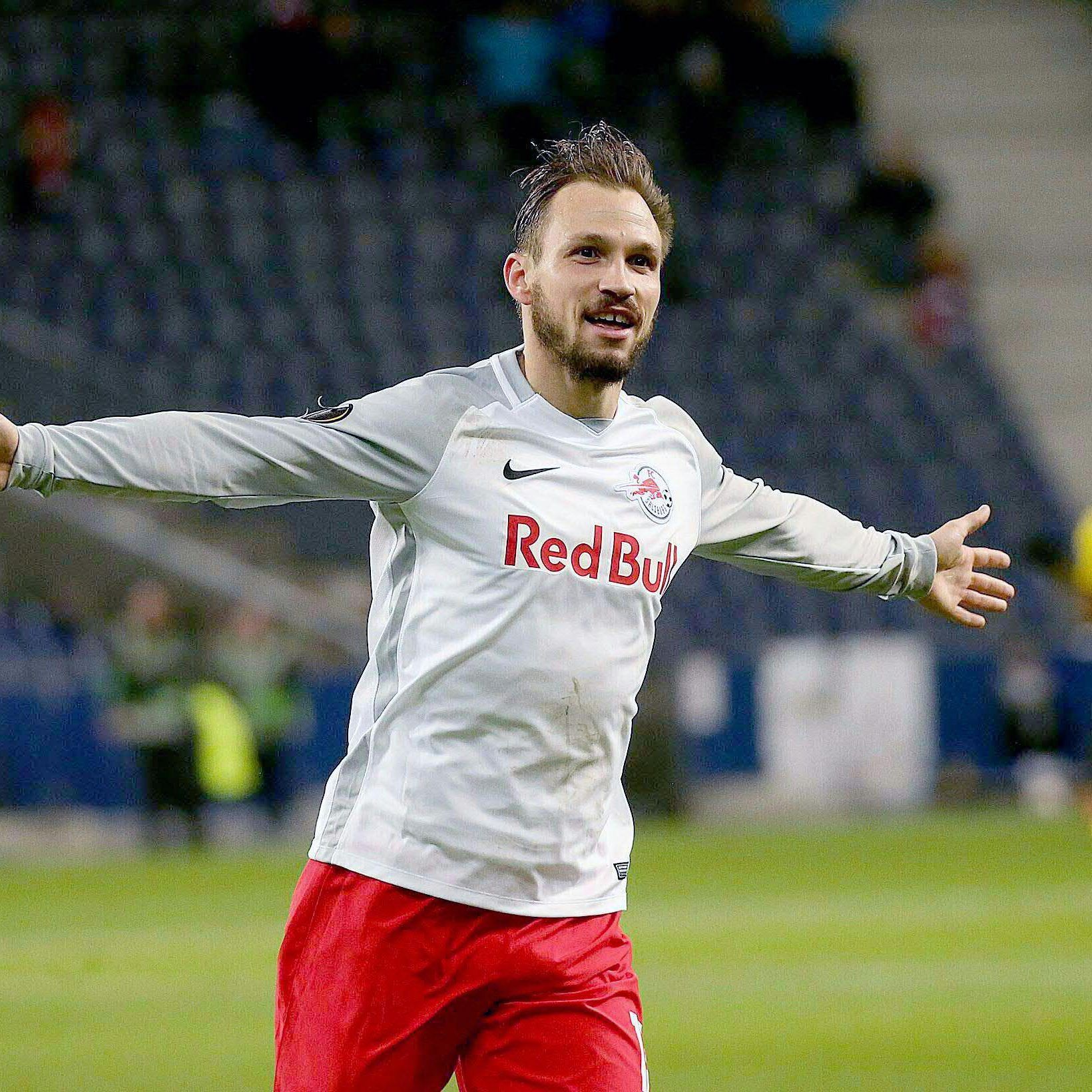 Andreas Ulmer (FC Red Bull Salzburg) nach dem Treffer zum 2:0.