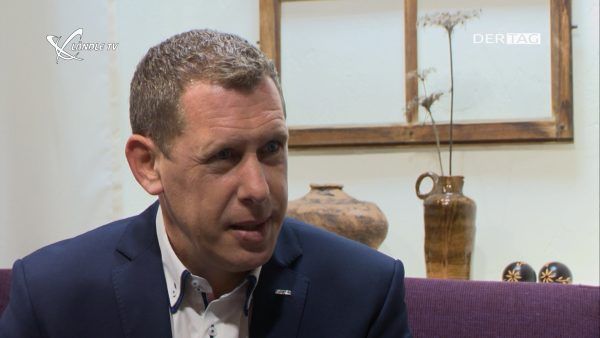 Bernhard Heinzle, GPA-djp, beim Ländle Talk. 