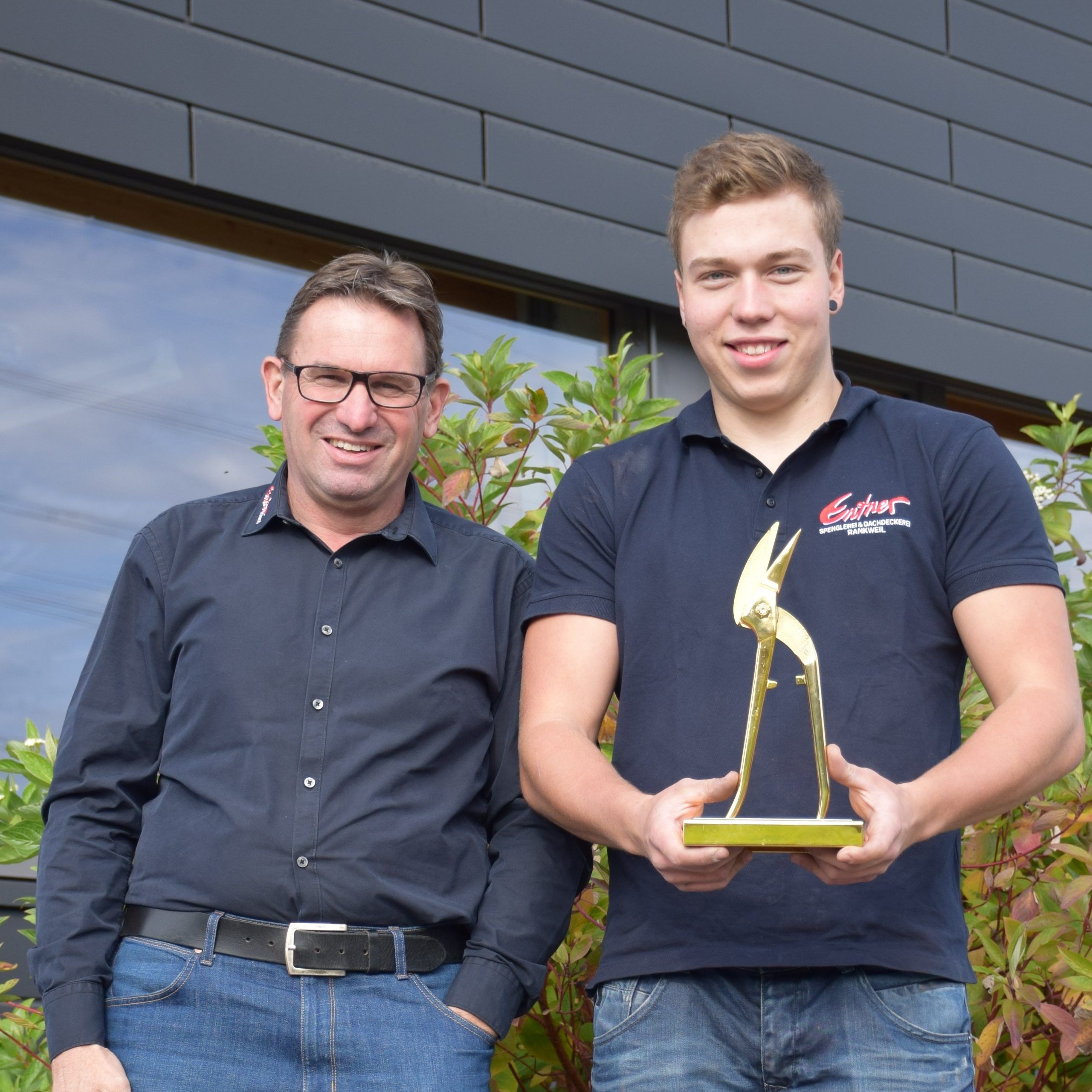 Andreas Berchtold ist bester Spenglerlehrling Österreichs