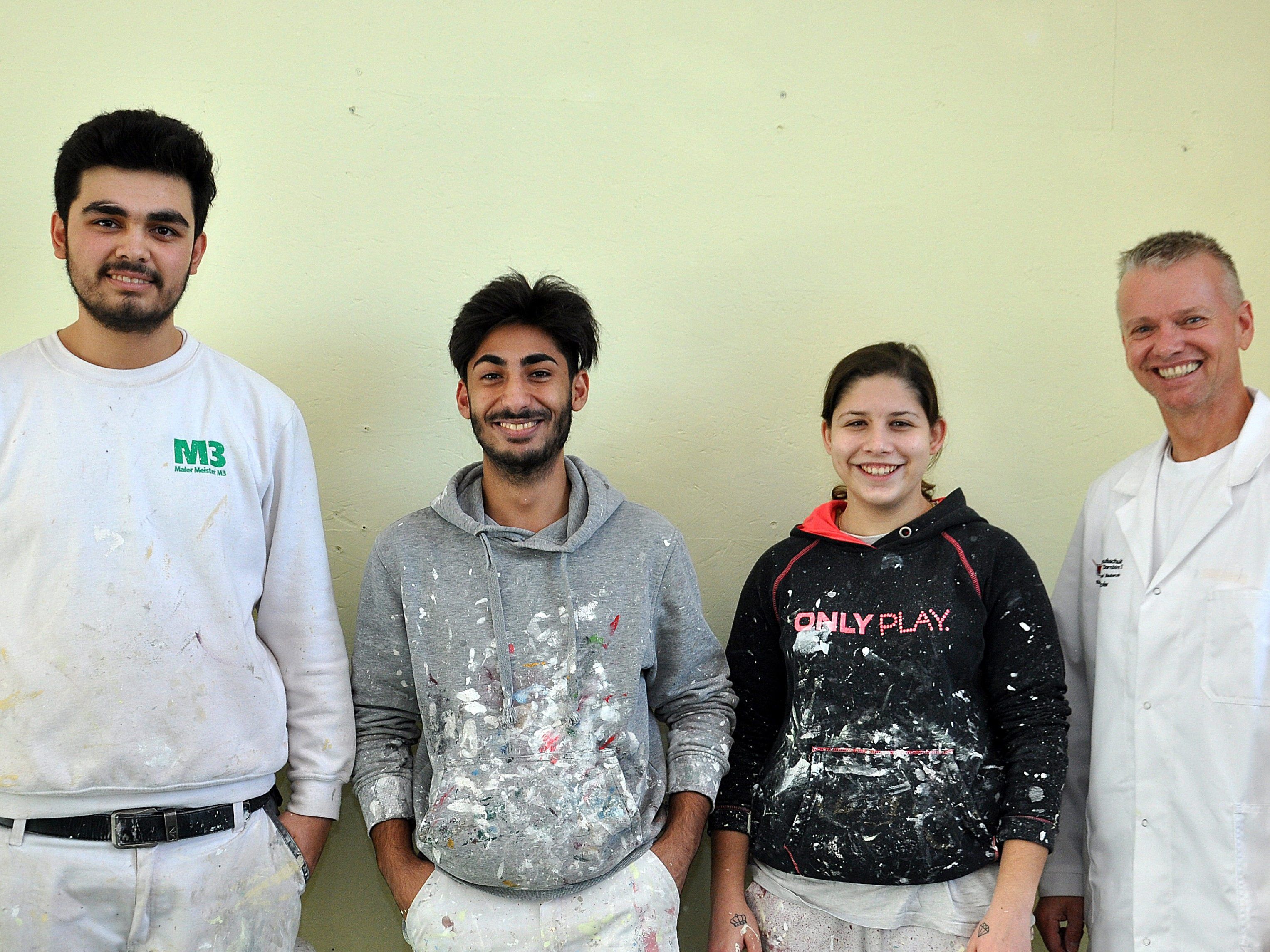 Jeder Berufsschüler bekam eine Gruppe PTS-Schüler zugeteilt und war für jeweils einen Raum verantwortlich