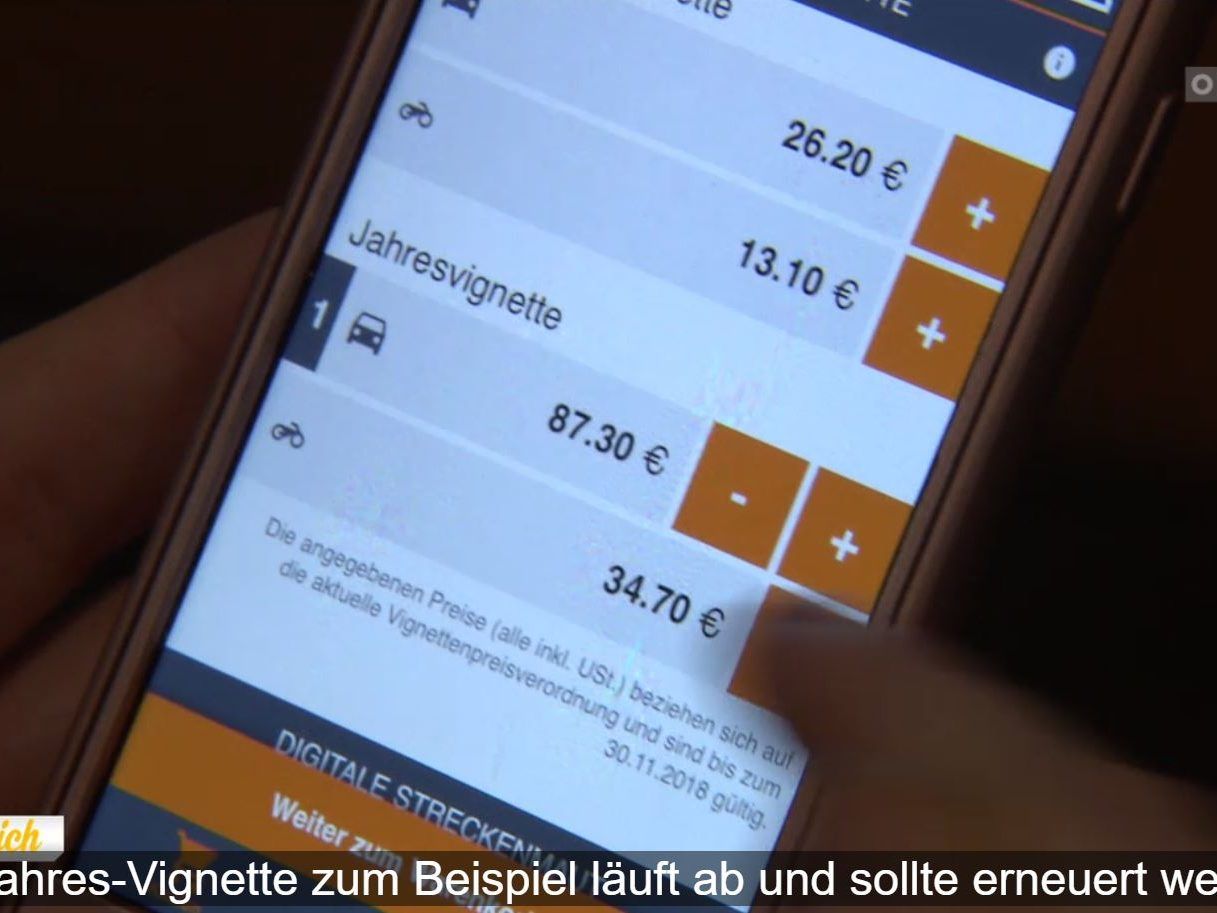Ab jetzt müssen Autofahrer ihre Vignette nicht mehr kleben, dank der digitalen Version. Ab jetzt müssen Autofahrer ihre Vignette nicht mehr kleben, dank der digitalen Version.